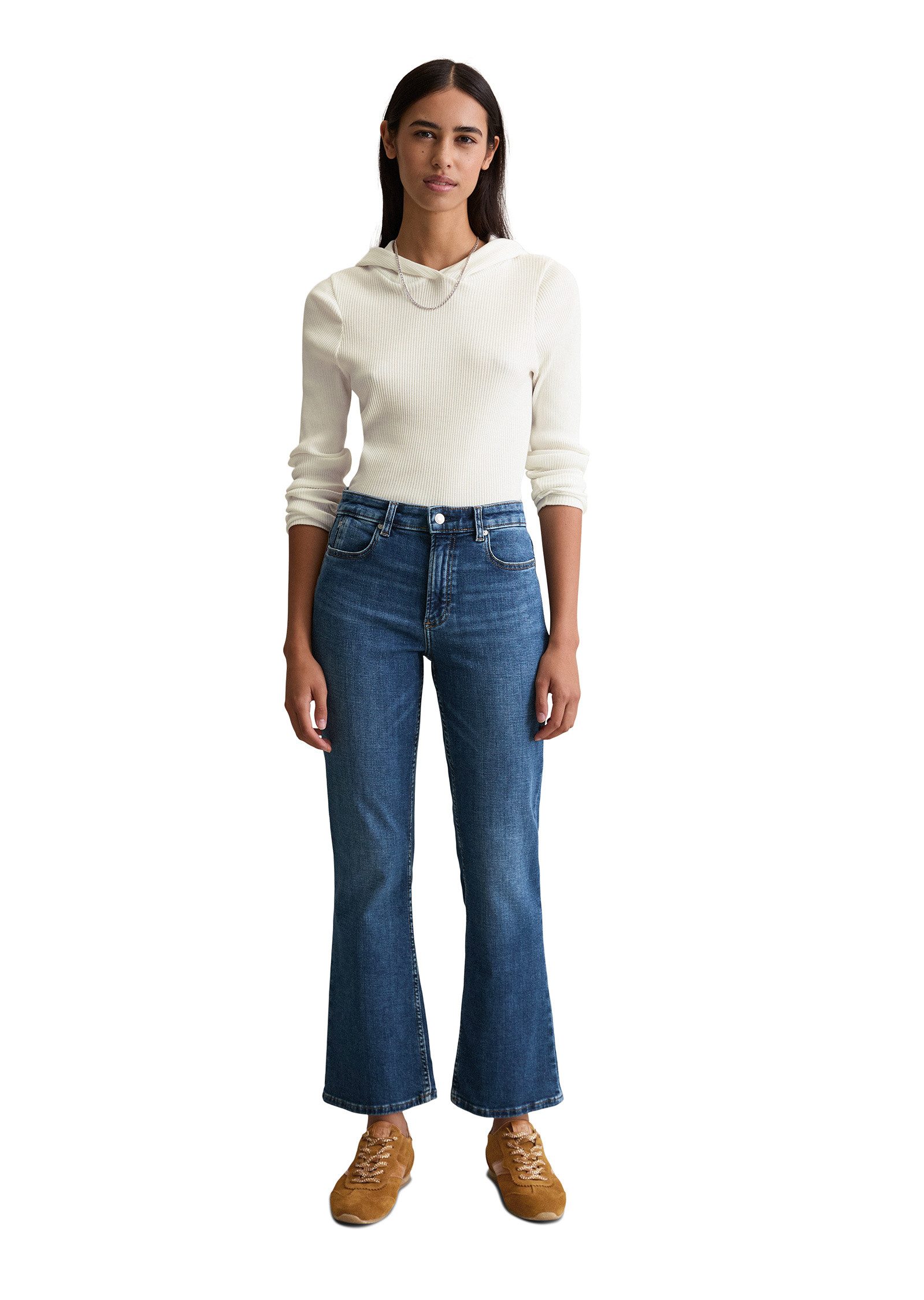 Marc O'Polo DENIM Bootcut-Jeans aus Organic Cotton Stretch