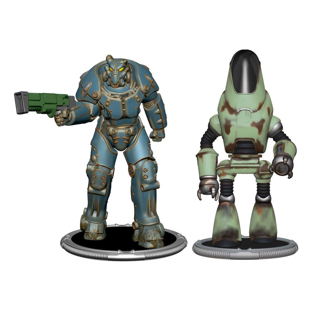 Syndicate Collectibles Merchandise-Figur Fallout Minifiguren 2er-Pack Set D X01 & Protectron 7 cm