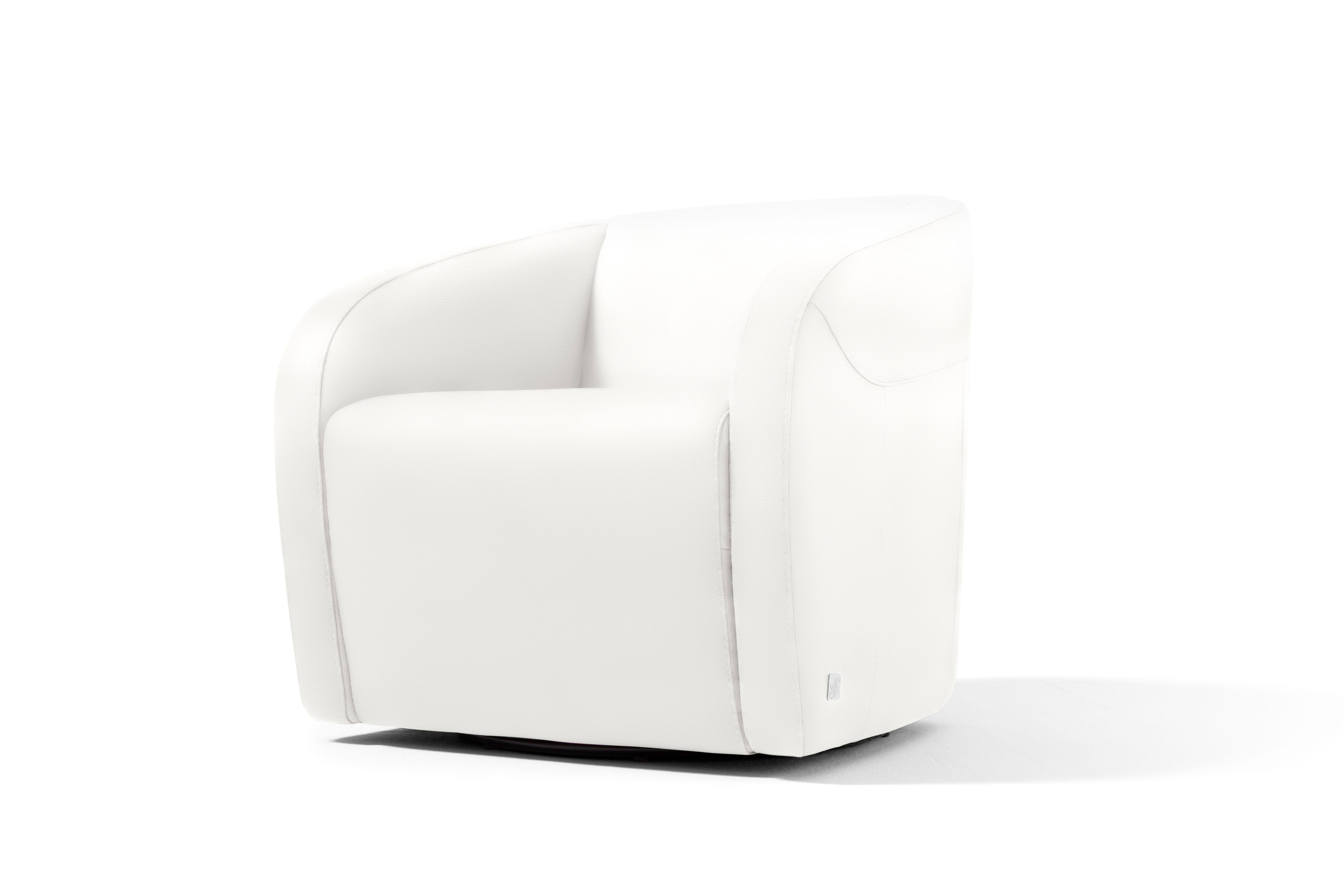 Egoitaliano Sessel Charlottaas Clubsessel, Designsessel, modern und zeitlos, bequem, drehbar, kompakte Stellmaße, Solitärsessel