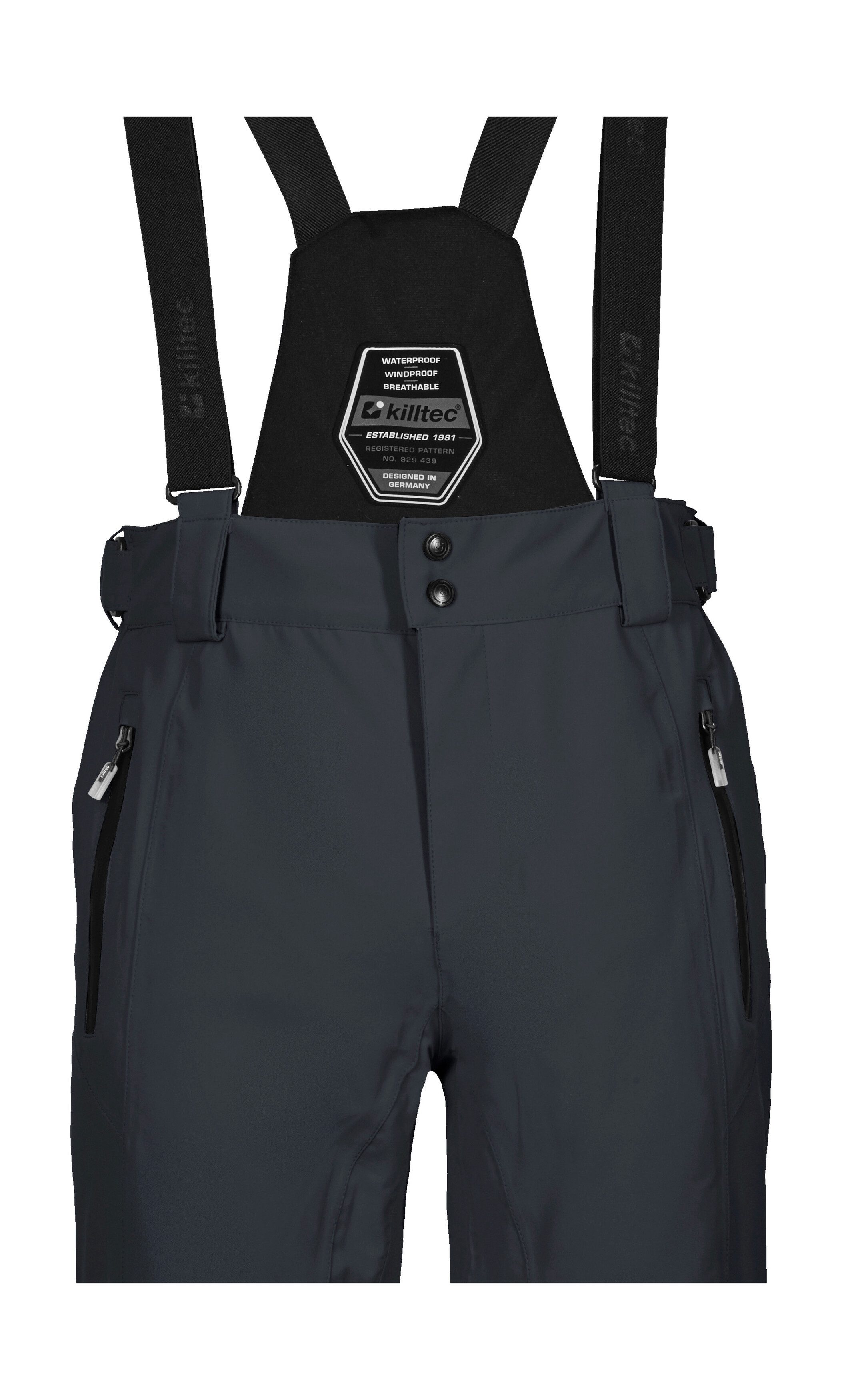 Killtec Skihose Enosh Wasser- und winddicht, atmungsaktiv, verstellbare Taille, Kantenschutz