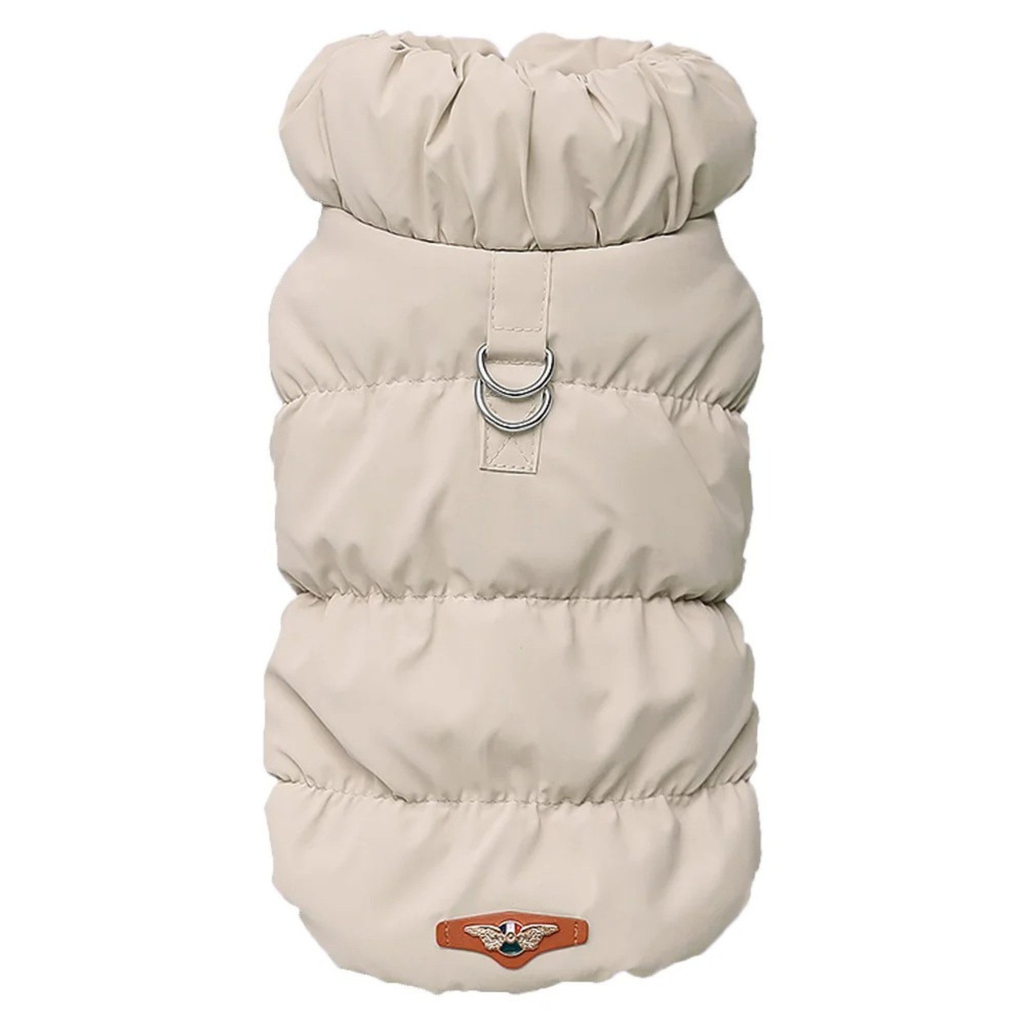 Hundejacke gefütterte Hundejacke mit Leinenhaken