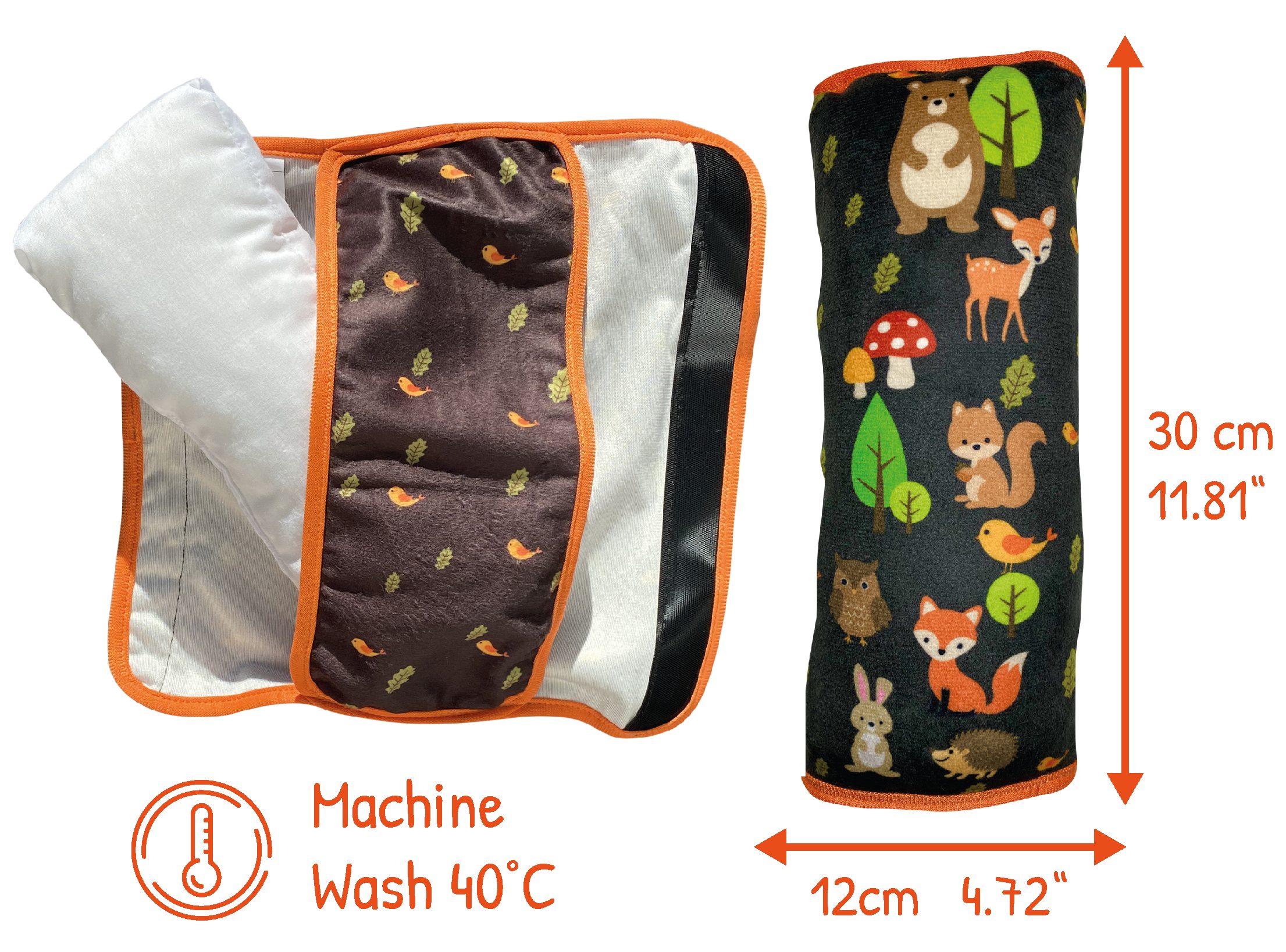 HECKBO Schlafkissen Auto Schlafkissen Waldtiere Motiv für Kinder Mädchen Ju günstig online kaufen