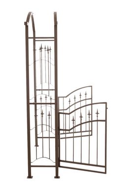 TPFGarden Rosenbogen Lux, Spalier - Gartenbogen - Rankgitter aus massivem Eisen, Rosengitter - Kletterhilfe - Maße (HxBxT) 225 x 157 x 40cm