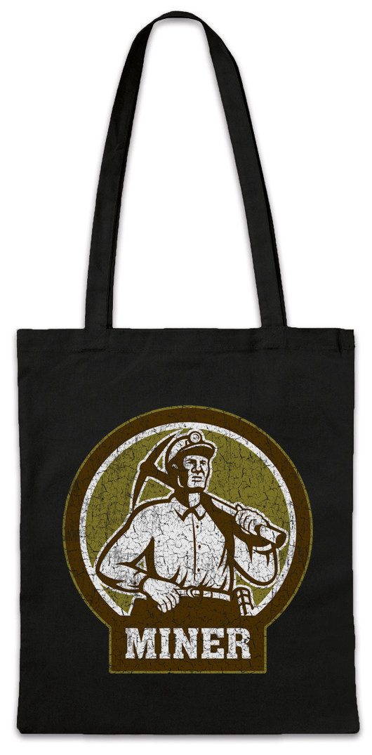Beuteltasche Miner VII Stofftasche Bergarbeiter Bergmann Kumpel Mine Grubenarbeiter