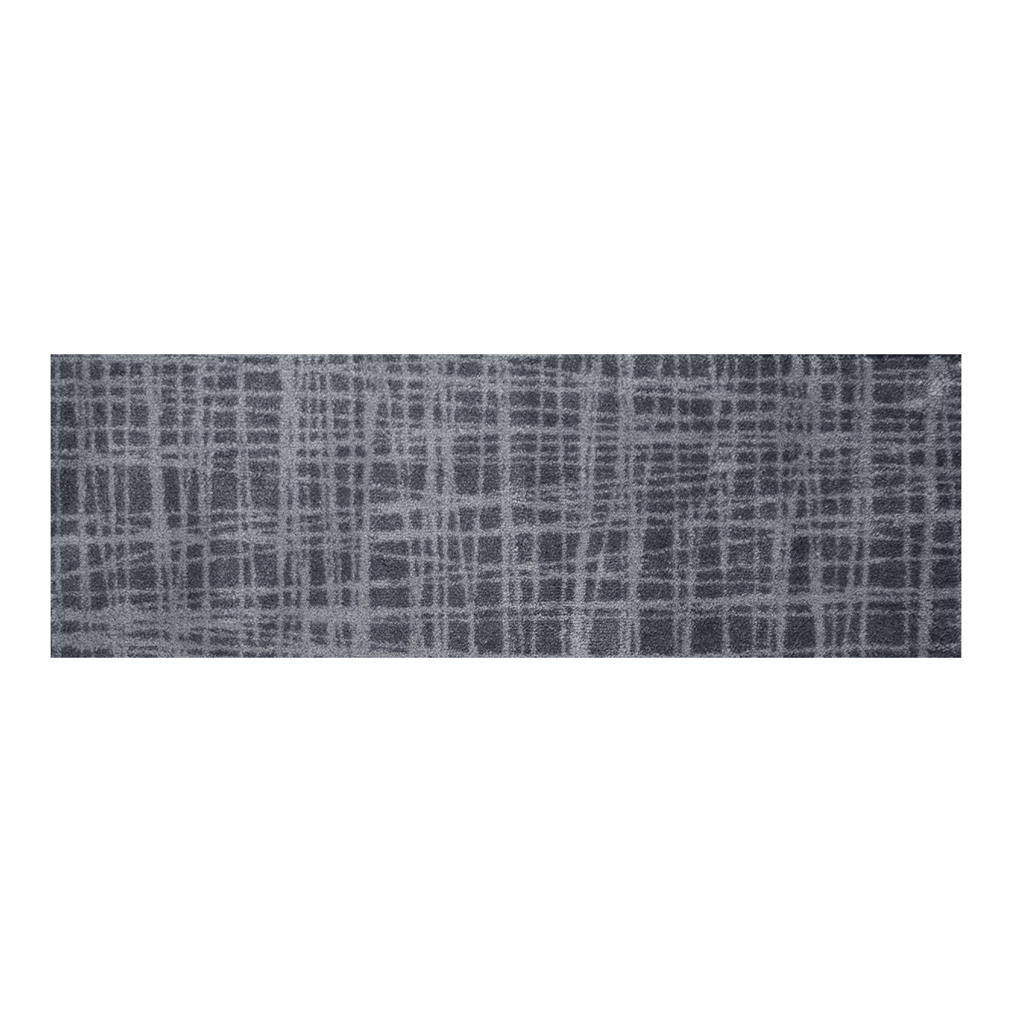 akzente Fußmatte Feel Scratched Lines, Rechteckig, Höhe: 6 mm, 35x100 cm, Polyester, Latex, rutschfest, saugfähig, Schmutzfänger