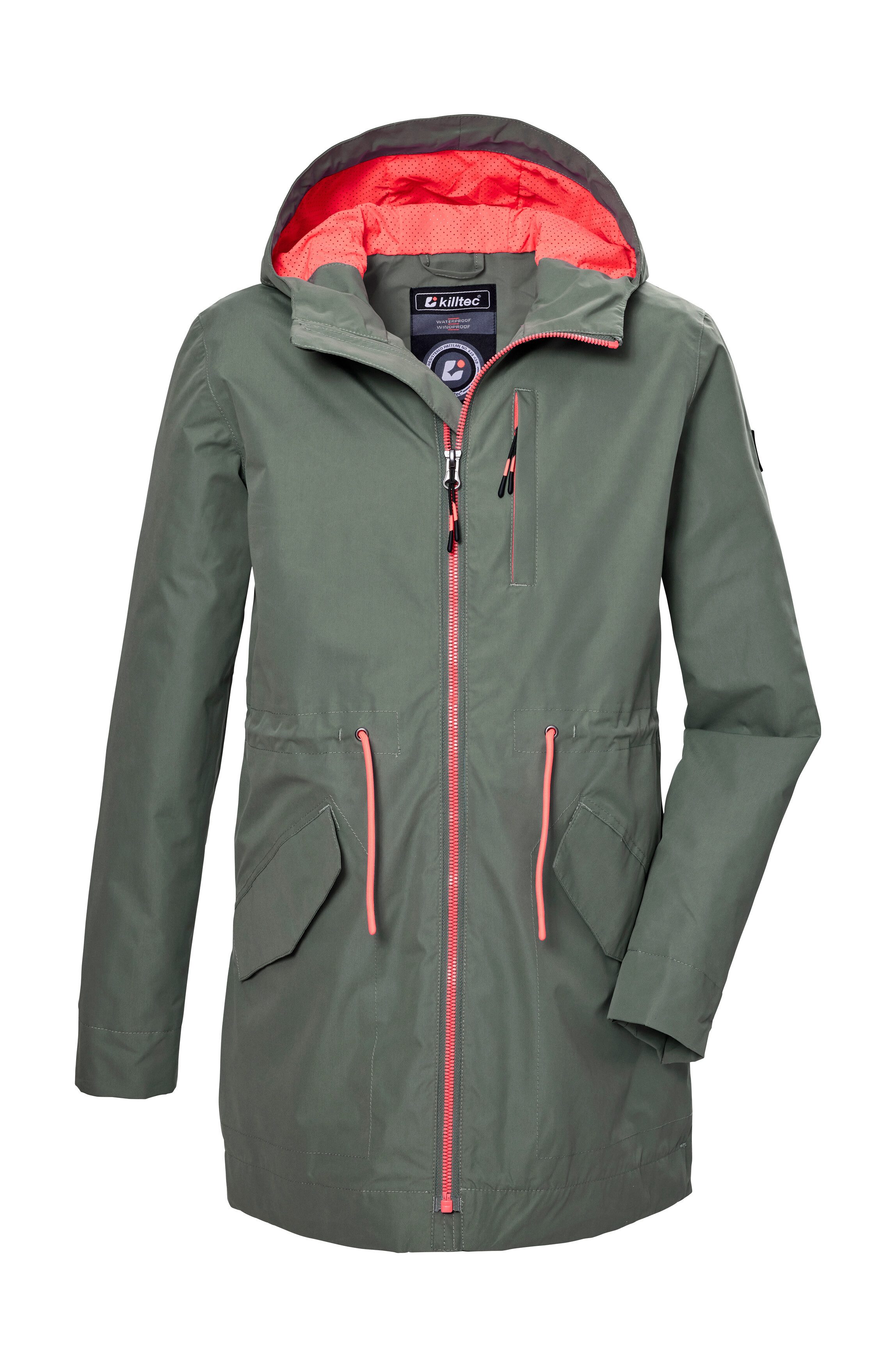 Killtec Parka KOS 148 GRLS PRK Wind- und wasserdichter Parka mit reflektierenden Elementen