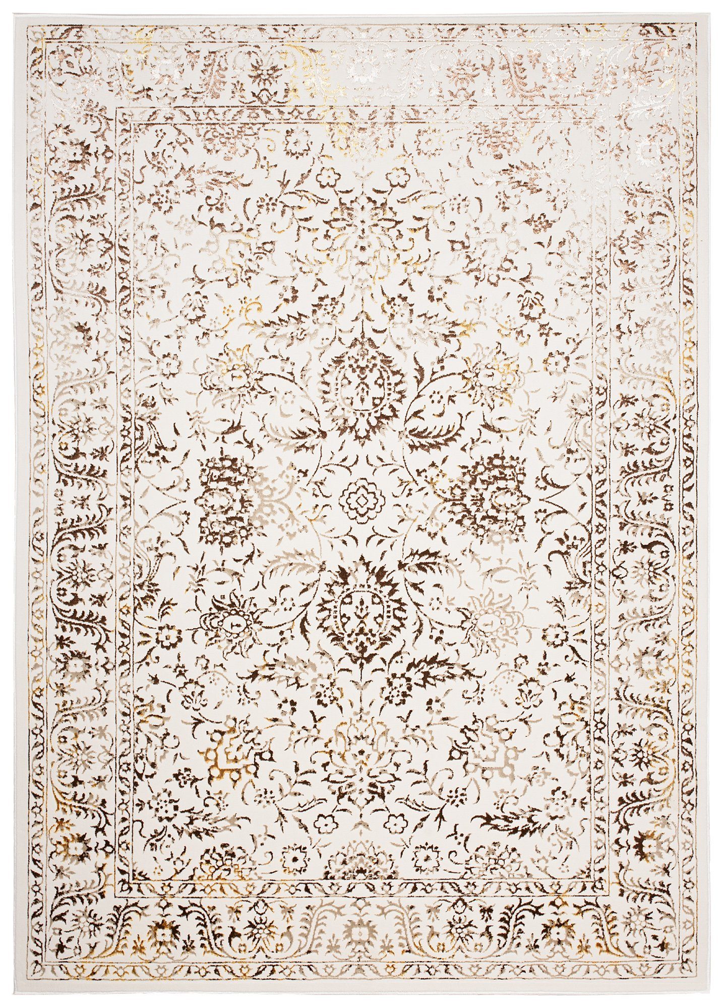 Tapiso Designteppich GOLDEN, rechteckig, Höhe: 16 günstig online kaufen