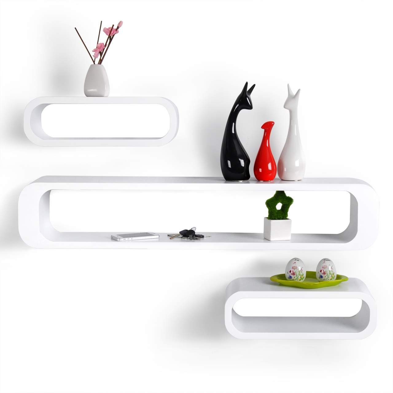 Woltu Wandregal, Wandregal Lounge 3er Set günstig online kaufen