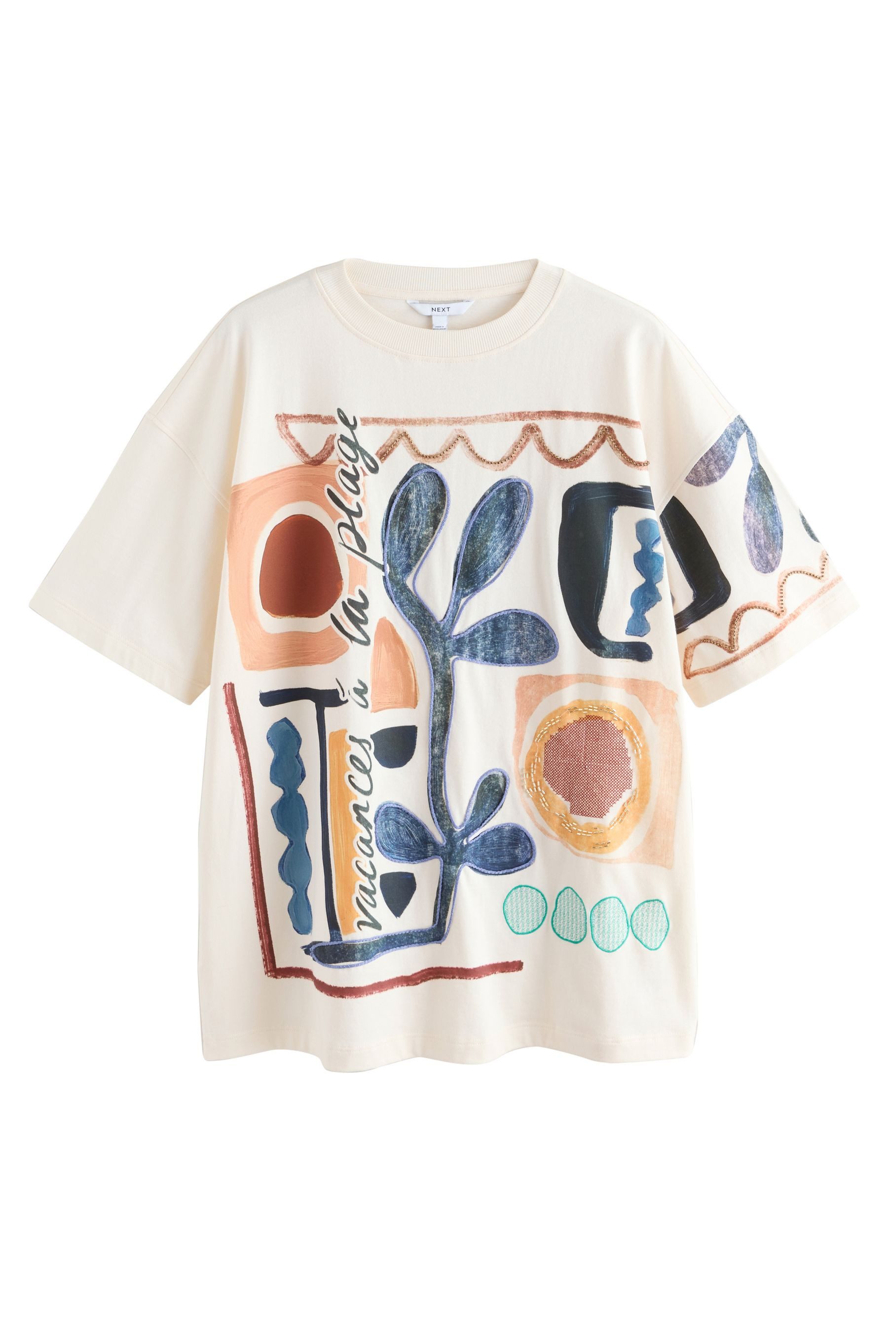 Next Strandshirt Strand-T-Shirt mit Grafik-Print (1-tlg) günstig online kaufen