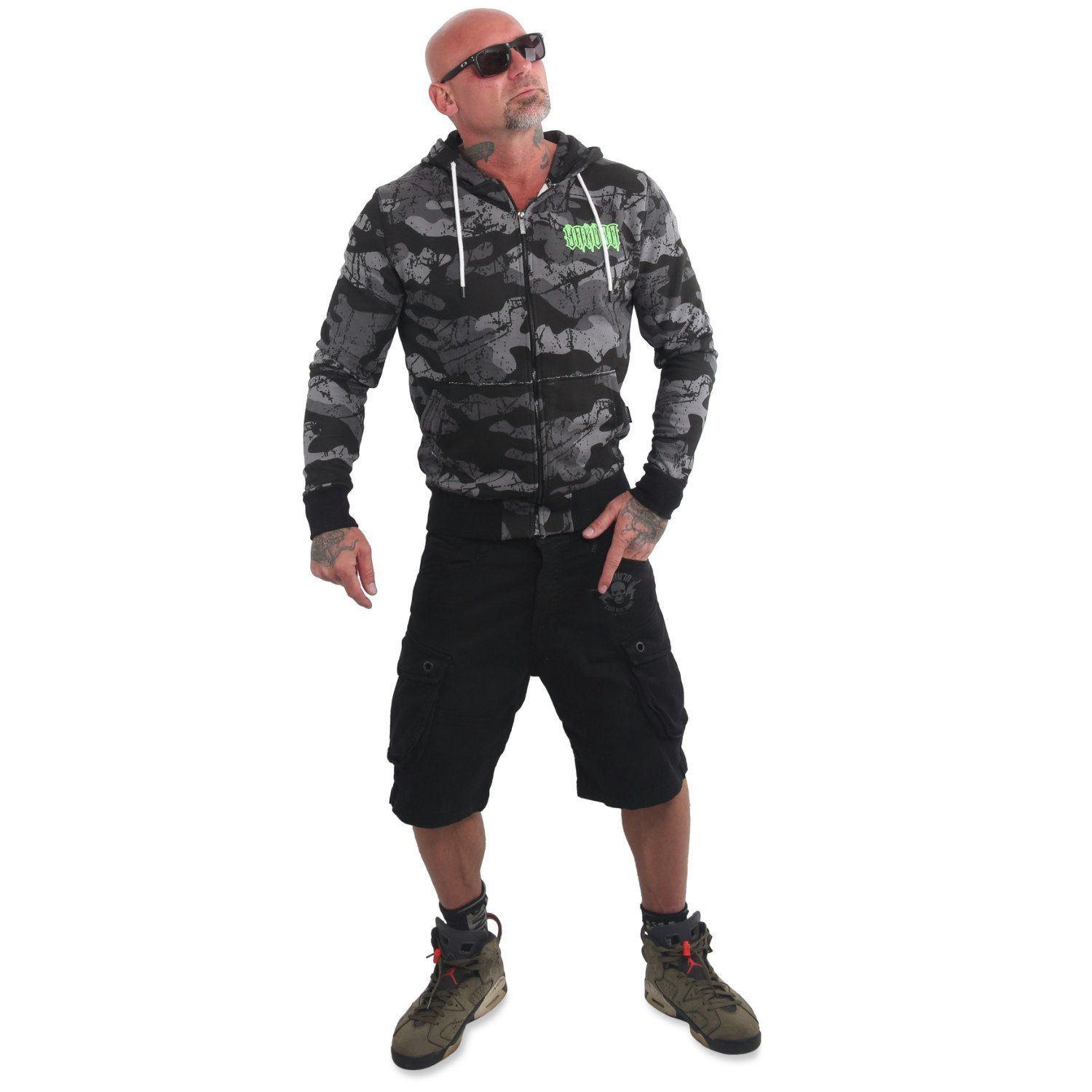 YAKUZA Kapuzensweatjacke Metal System
