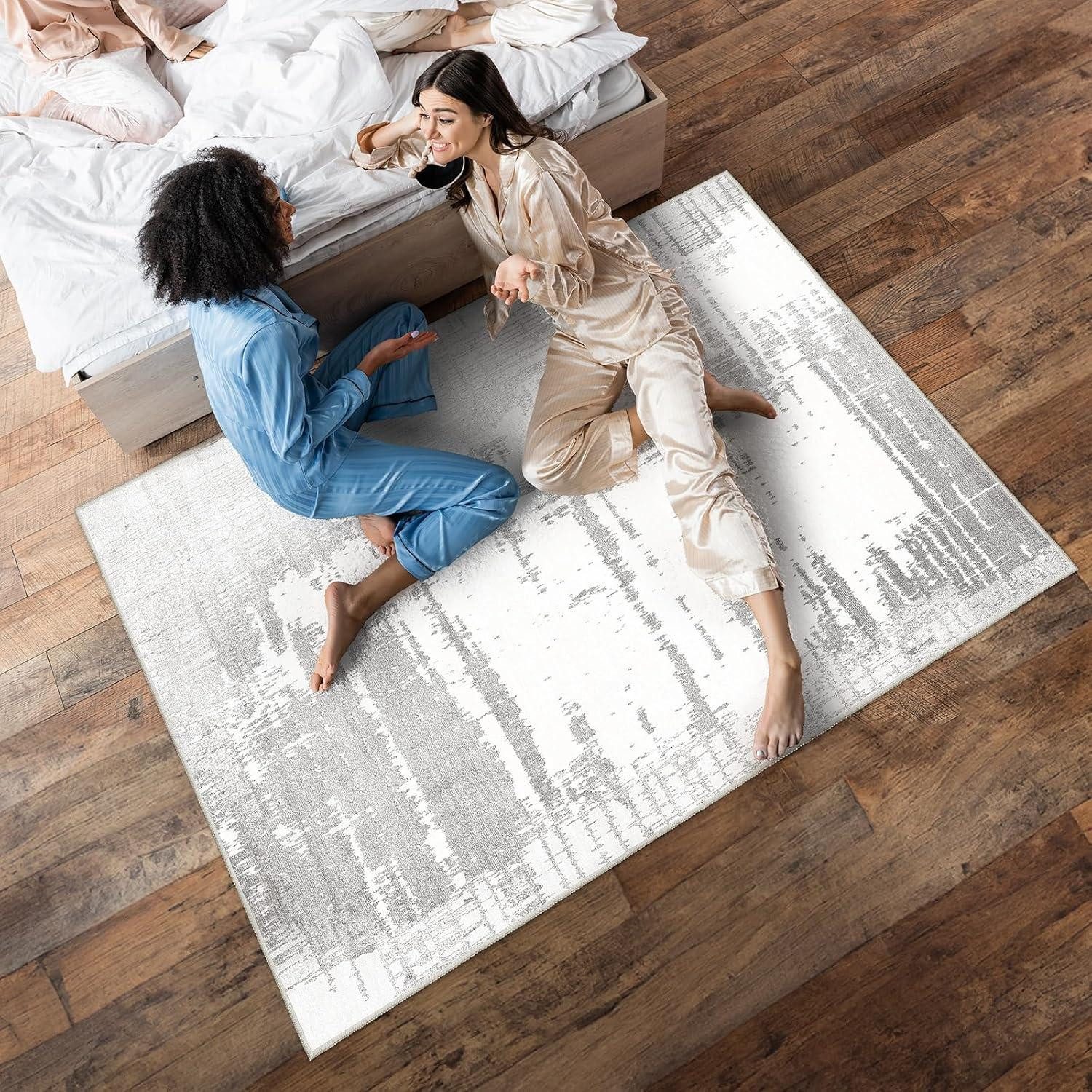 LuxusKollektion Hochflor-Teppich Teppich Flauschig Waschbar 120X170 günstig online kaufen