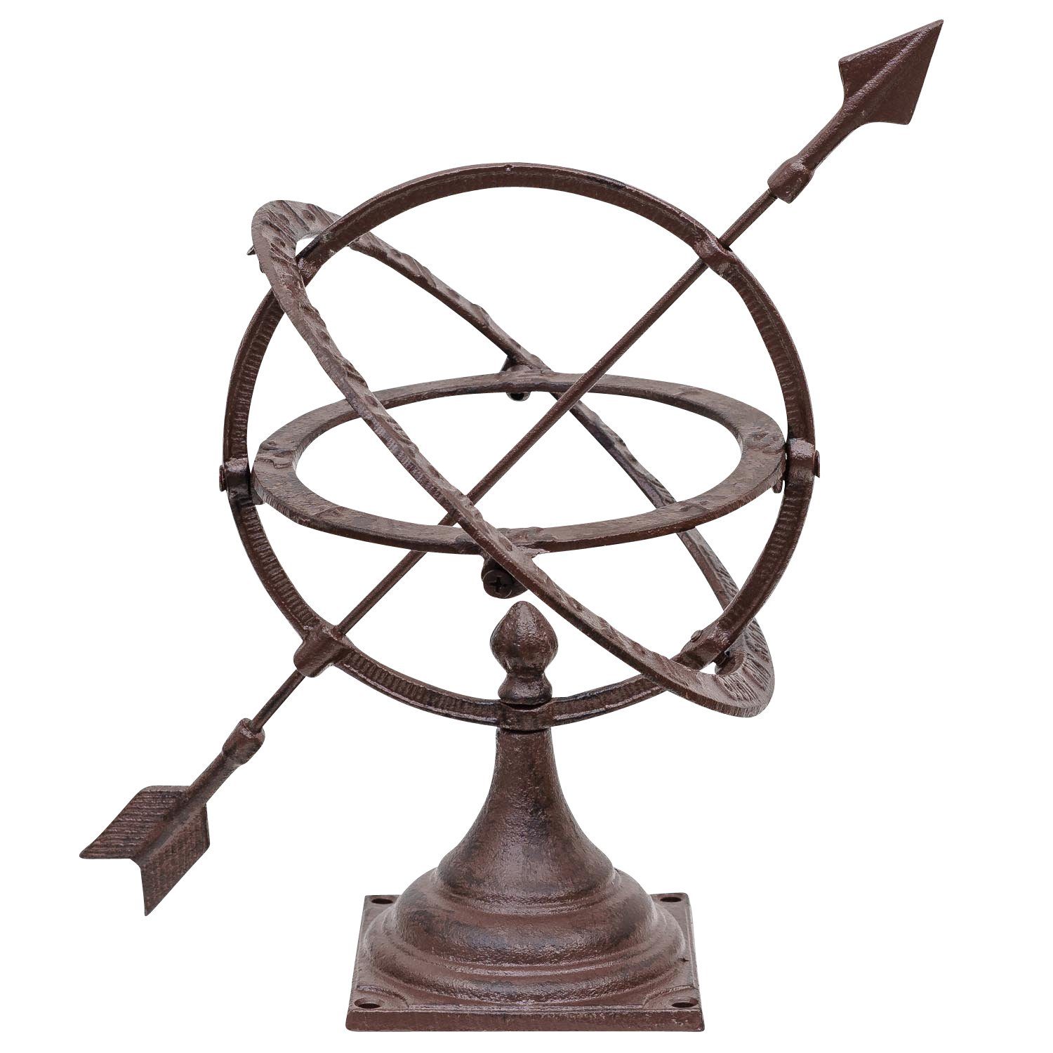Dekoobjekt Sonnenuhr 30cm Eisen Garten Dekoration Nostalgie Antik-Stil