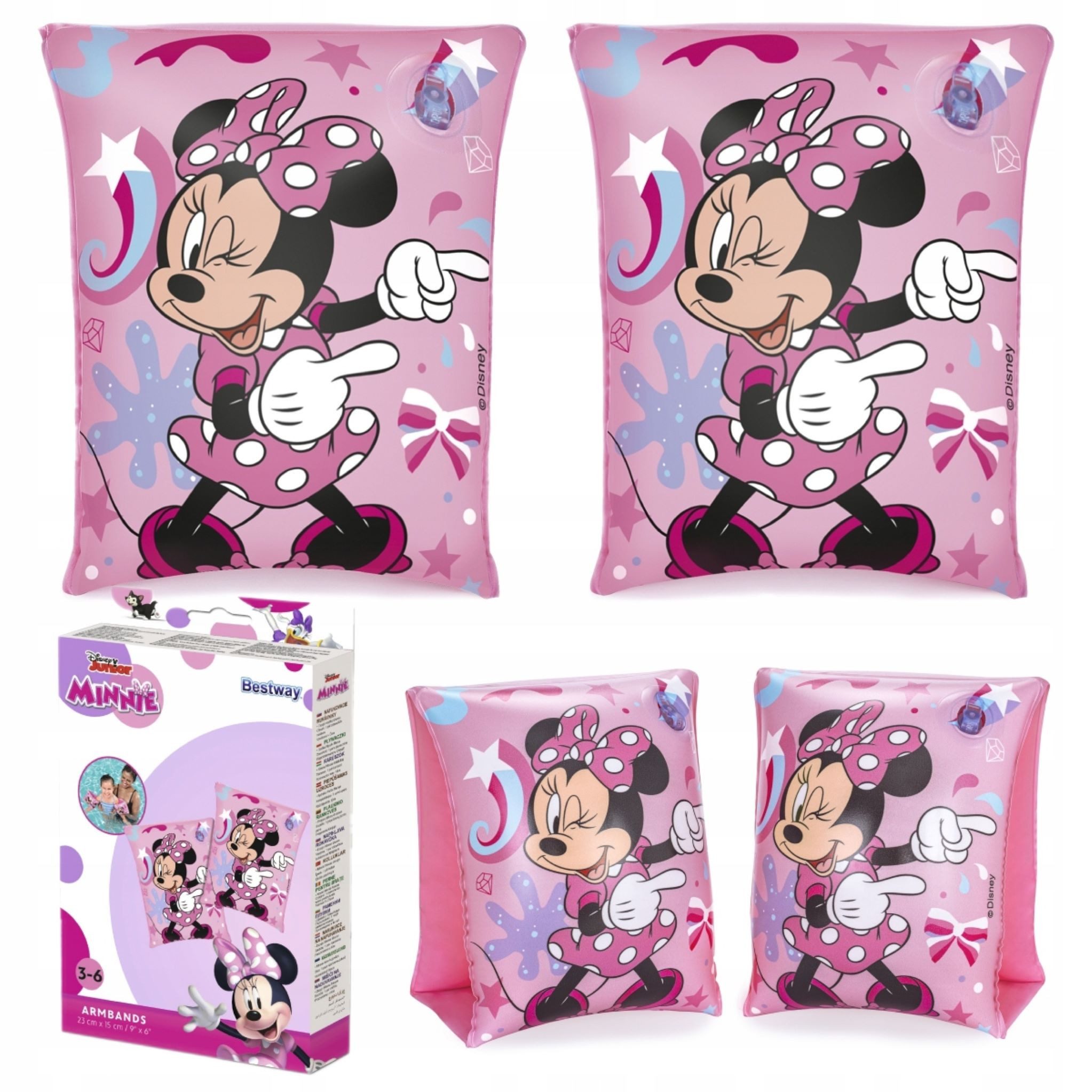 Bestway Schwimmweste Bestway Minnie Mouse Schwimmflügel für Kinder 3-6 Jahre