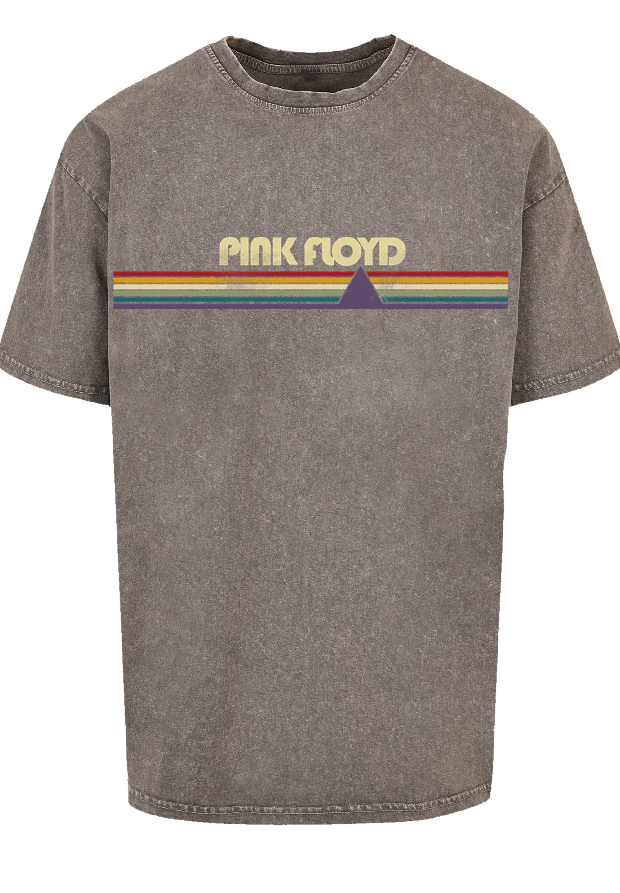 T-Shirt Pink Asphalt T-Shirt Floyd Print Oversize F4NT4STIC