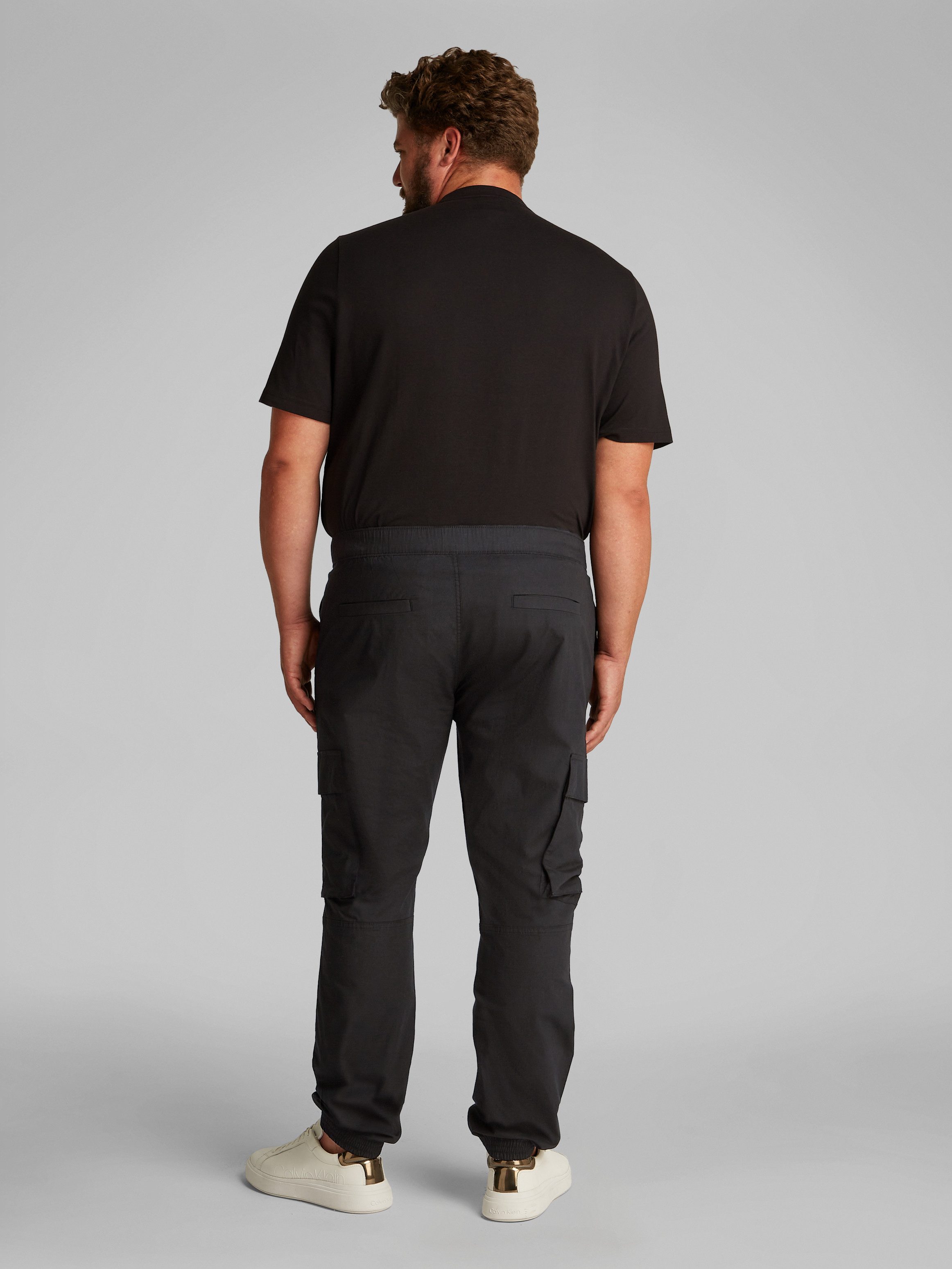 Calvin Klein Jeans Plus Cargohose PLUS SKINNY CARGO in Großen Größen, Logo-Patch