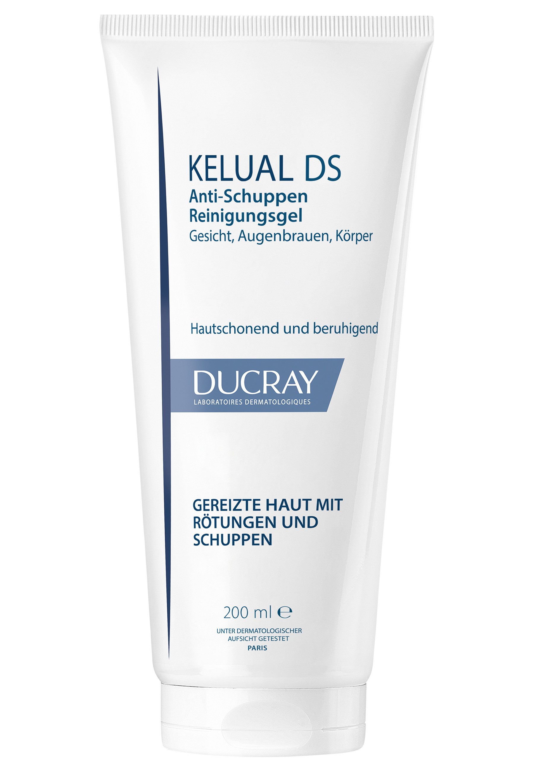 Ducray Gesichtsreinigungsgel KELUAL DS Anti-Schuppen Reinigungsgel, 1-tlg., Anti-Irritationen