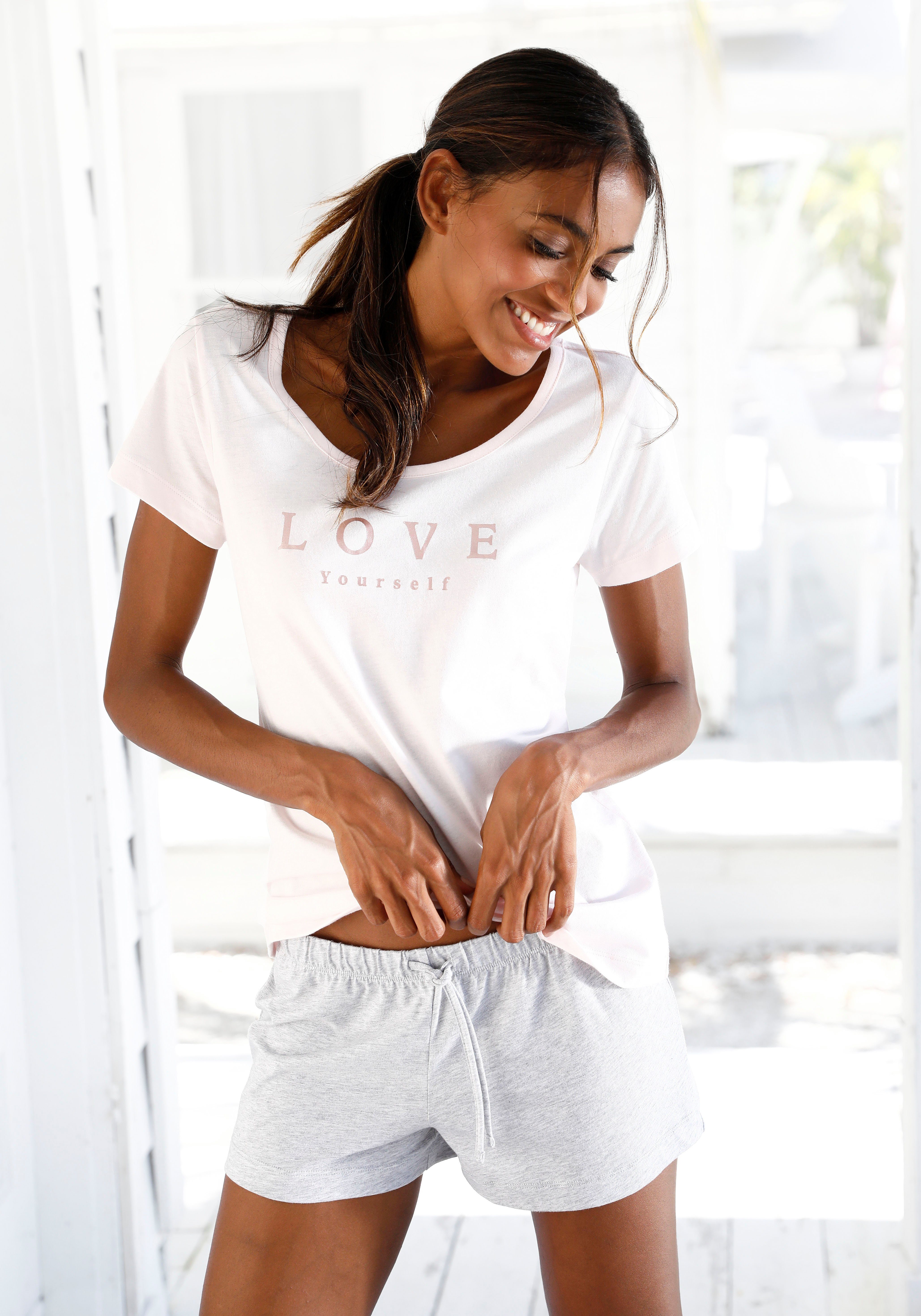 Buffalo Shorty, (2 tlg.), mit Statement Print günstig online kaufen