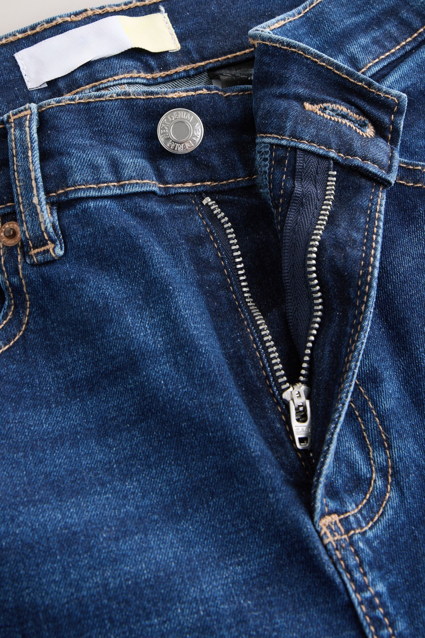 Next Slim-fit-Jeans Slim Fit Stretch-Jeans mit mittelhohem Bund (1-tlg)