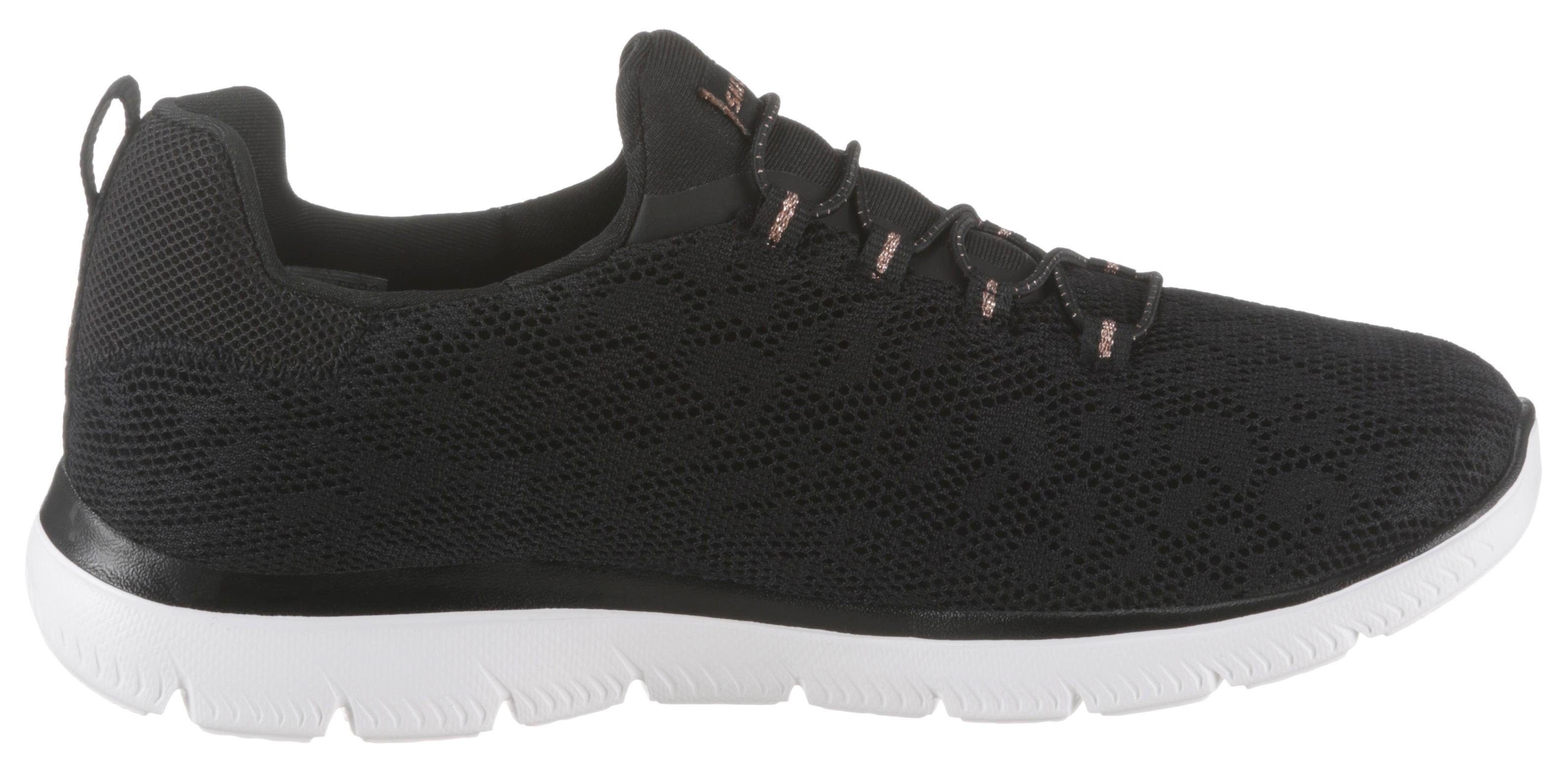 Skechers Summits Slip-On Sneaker Slipper, Freizeitschuh, Komfortschuh mit Memory Foam – Bild 5 von 5