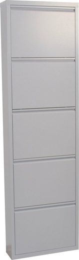 Schuhschrank »Melika« aus Metall, 5 Schuhklappen, Höhe 172,5 cm online