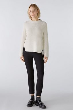 Oui Rundhalspullover Pullover RUBI