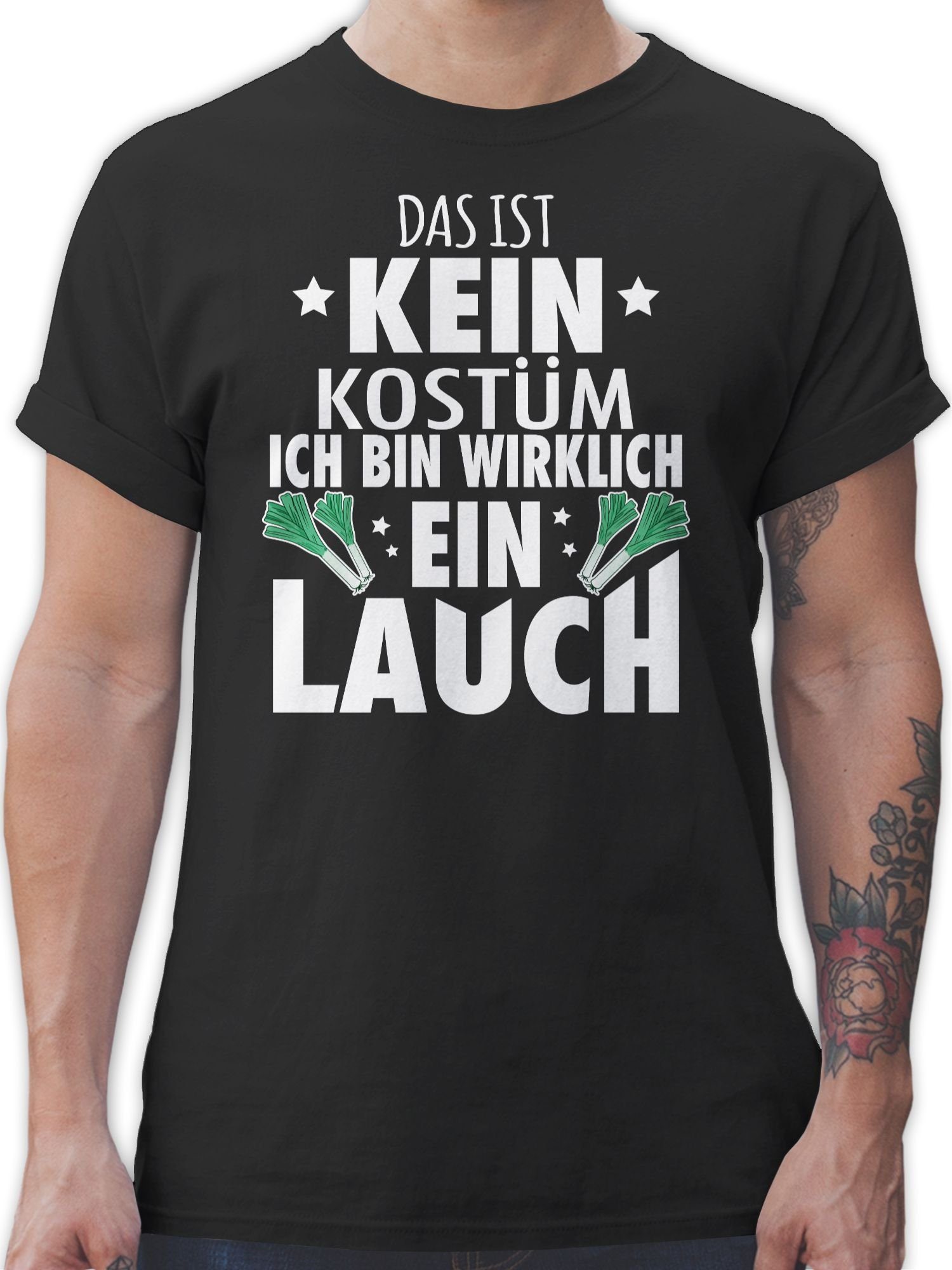 T-Shirt Das ist kein Kostüm Ich bin wirklich ein Lauch I Lauchkostüm I Porree