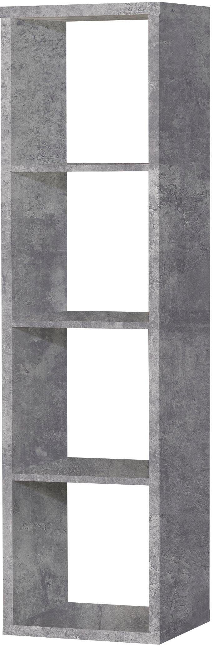 FORTE Standregal Mauro, FSC®-zertifiziert, Fachgröße 33x33cm, 4 Fächer günstig online kaufen