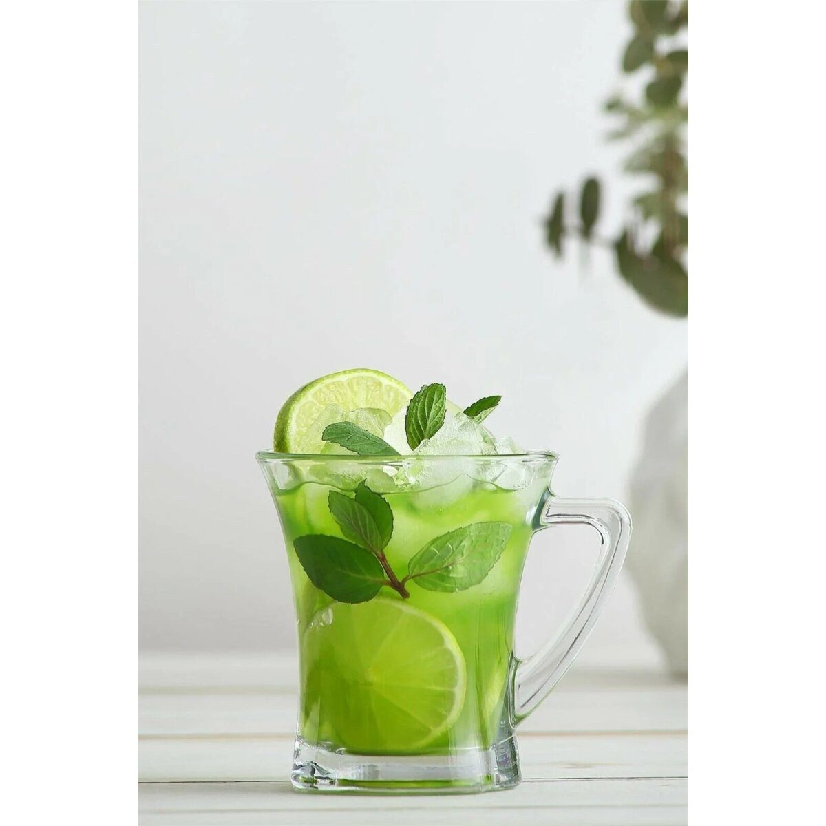 LAV Teeglas Zen Teegläser-Set mit Henkel 6-teilig - 255 ml, 6-tlg., Glas, 6-teilig, 255 ml