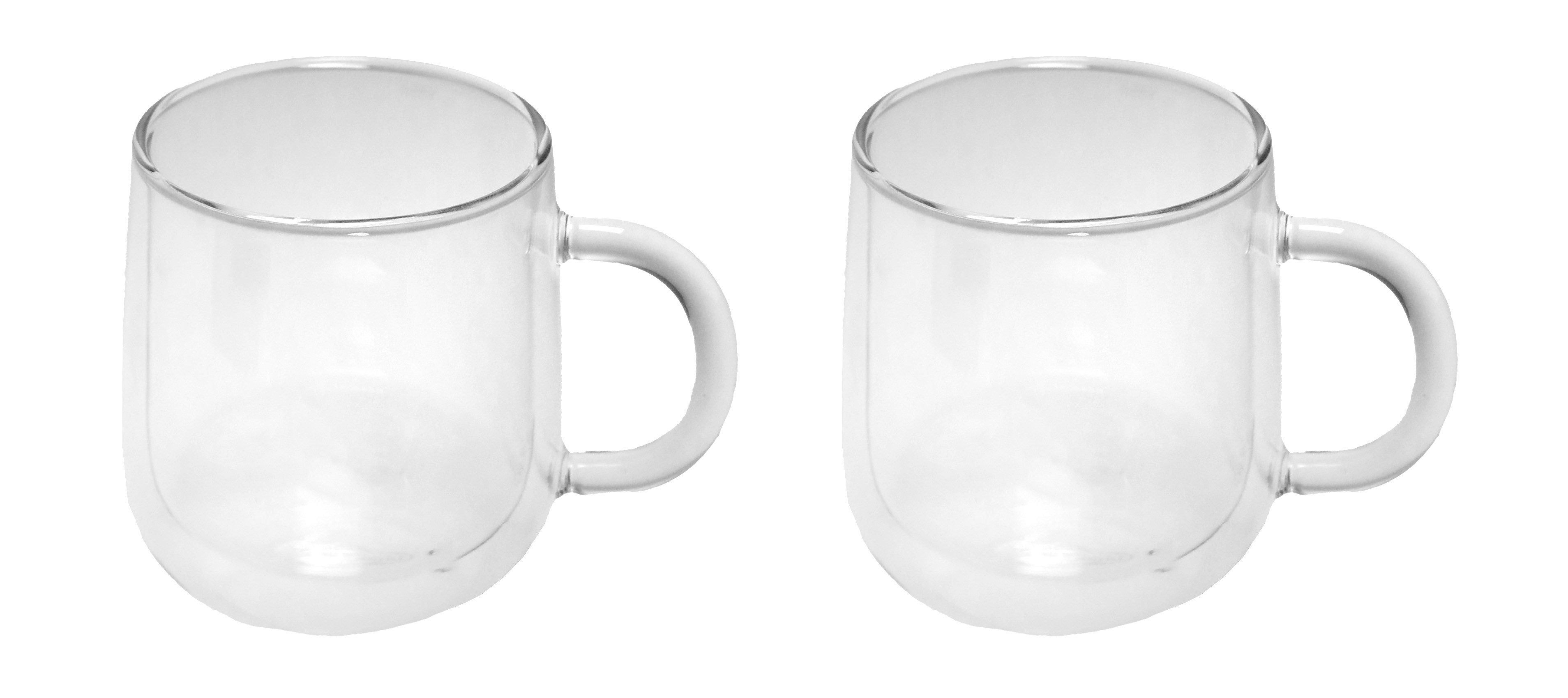 De'Longhi Gläser-Set DeLonghi DLSC327,AS00006566 Glasbecher, Doppelwandige, 500 ml
