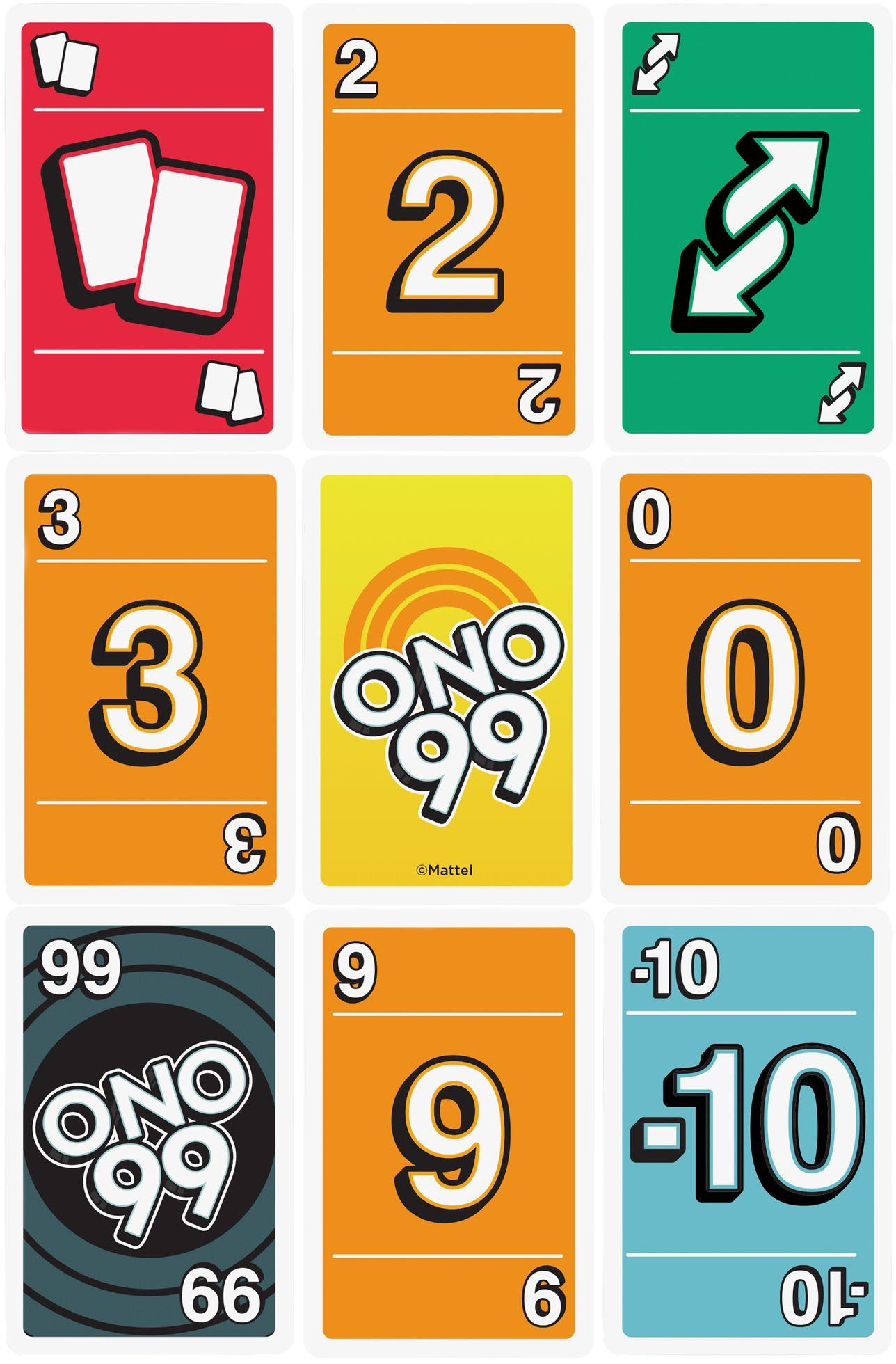 99 Spiel, Mattel O'NO games