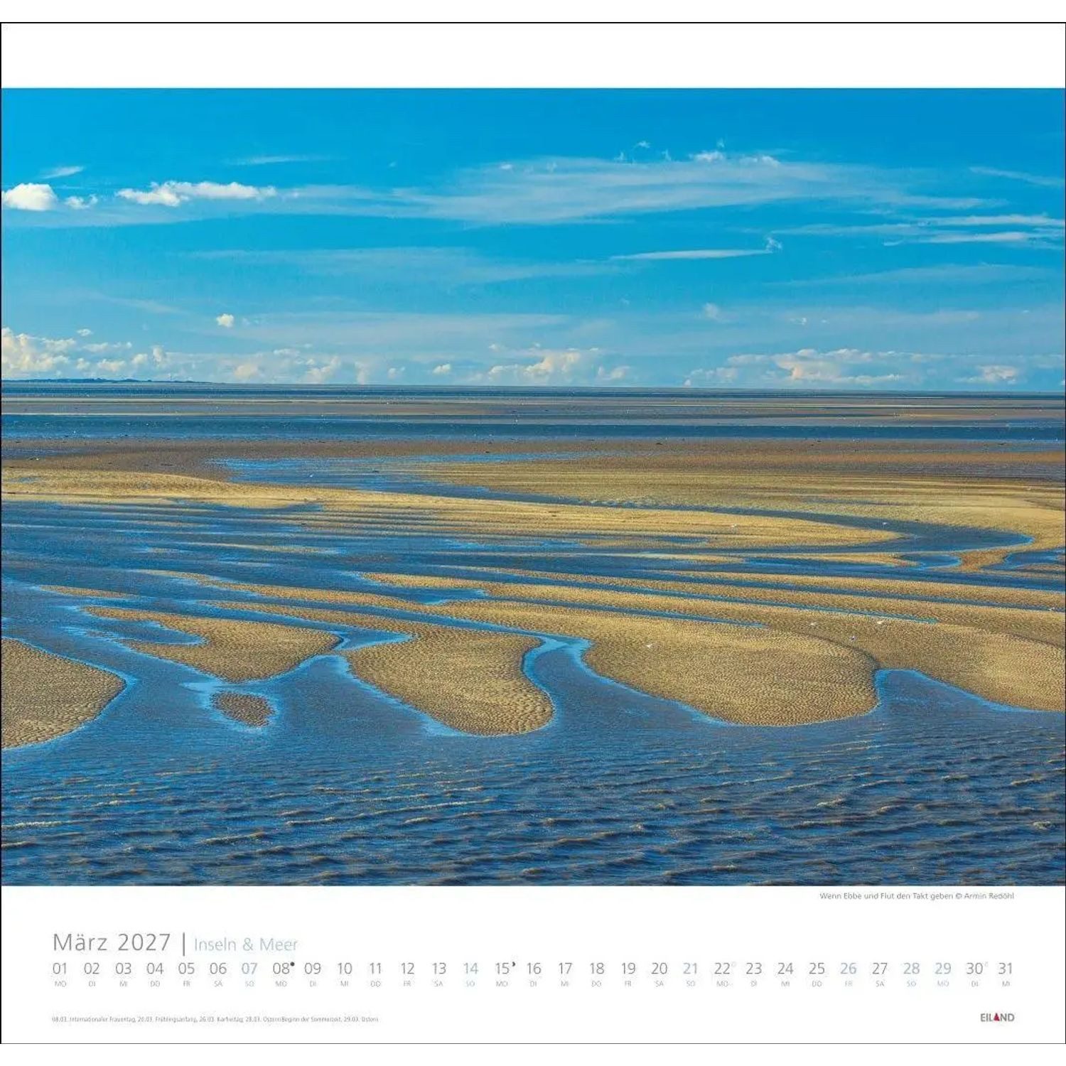 Wandkalender Inseln und Meer Edition Kalender 2027 – Bild 5 von 5