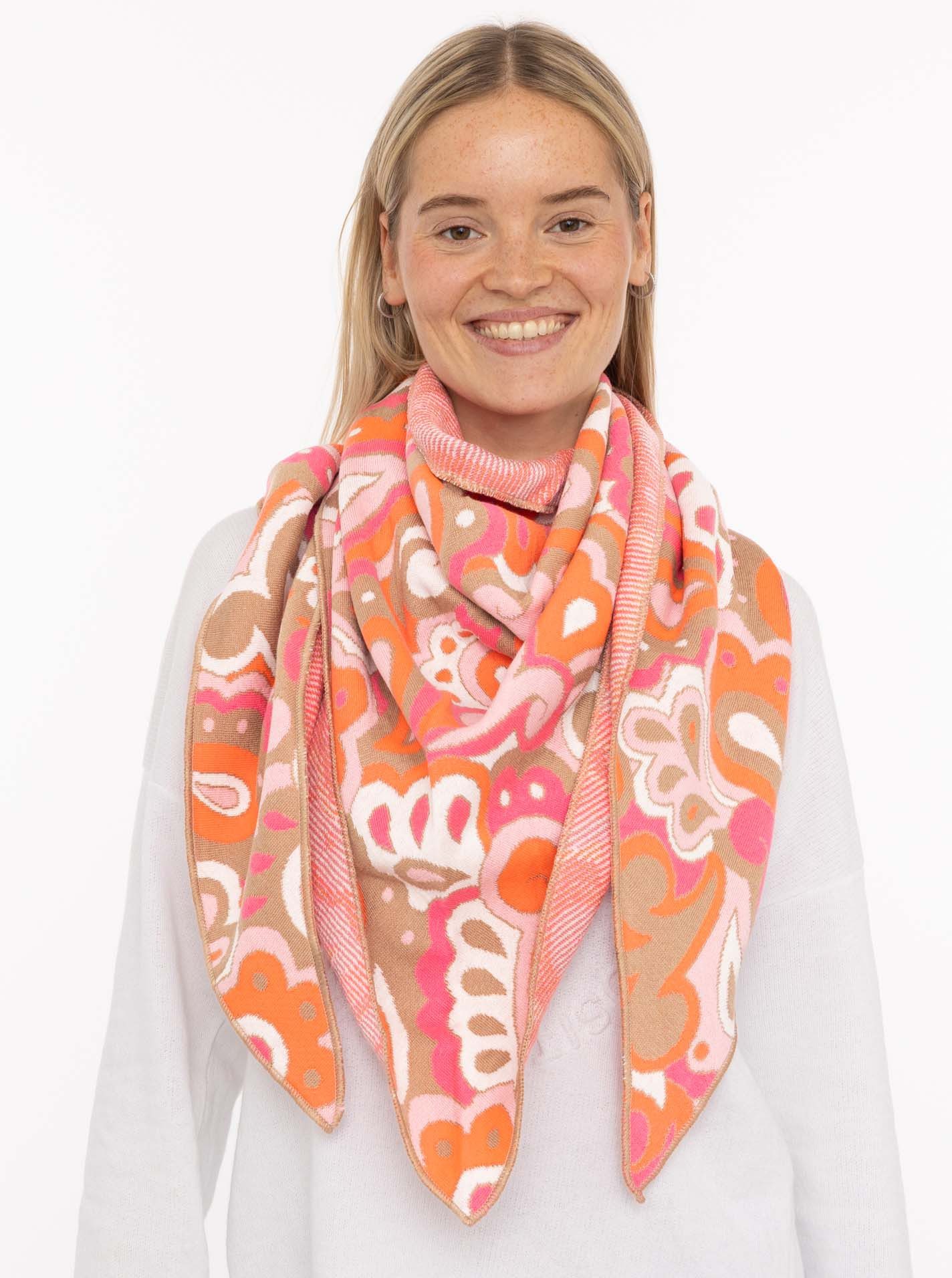 Zwillingsherz Dreieckstuch "Paisley all over", modisches Muster, Strick, wä günstig online kaufen