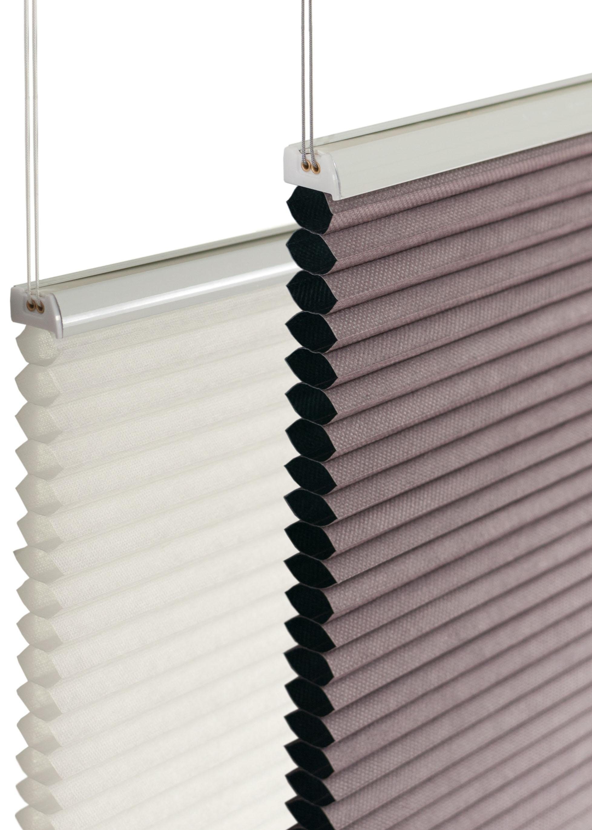 Kutti Wabenplissee Blake, verdunkelnd, ohne Bohren, verspannt, Klemmfix, Thermo, energiesparend, beschichtet, abdunkelnd, isolierend
