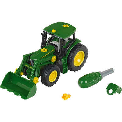 Klein Spielzeug-Auto klein John Deere Traktor mit Frontlader und