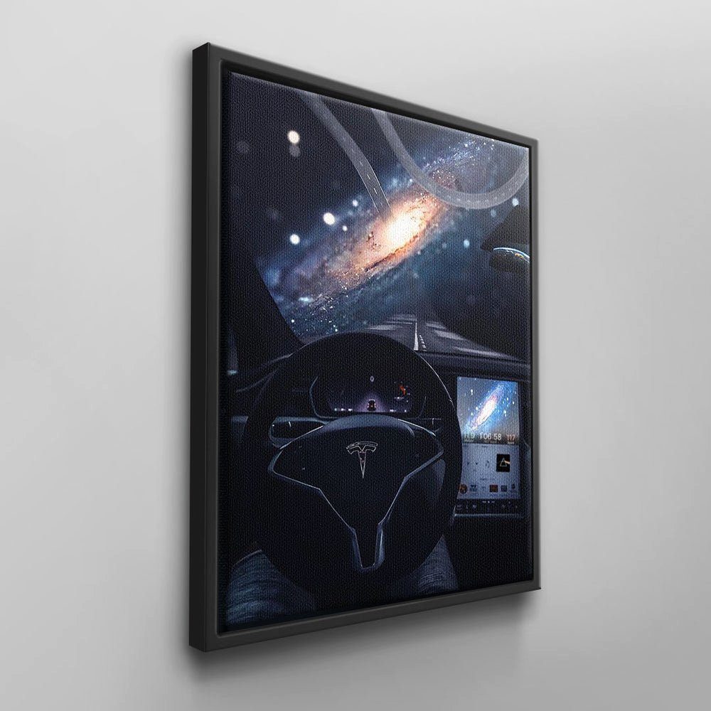 DOTCOMCANVAS® Leinwandbild, Moderne schwarzer Wandbilder CANVAS DOTCOM von Rahmen