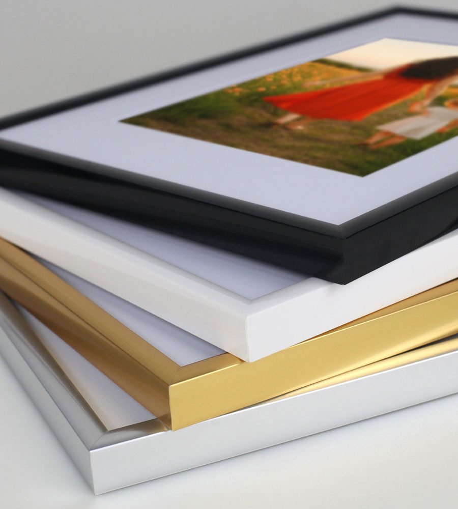 IDEAL TREND Bilderrahmen New Lifestyle Kunststoff Bilderrahmen mit Passepartout & Kunststoffgla, für 1 Bilder (1 St), Kunststoff Bilderrahmen mit Passepartout u – Bild 2 von 5