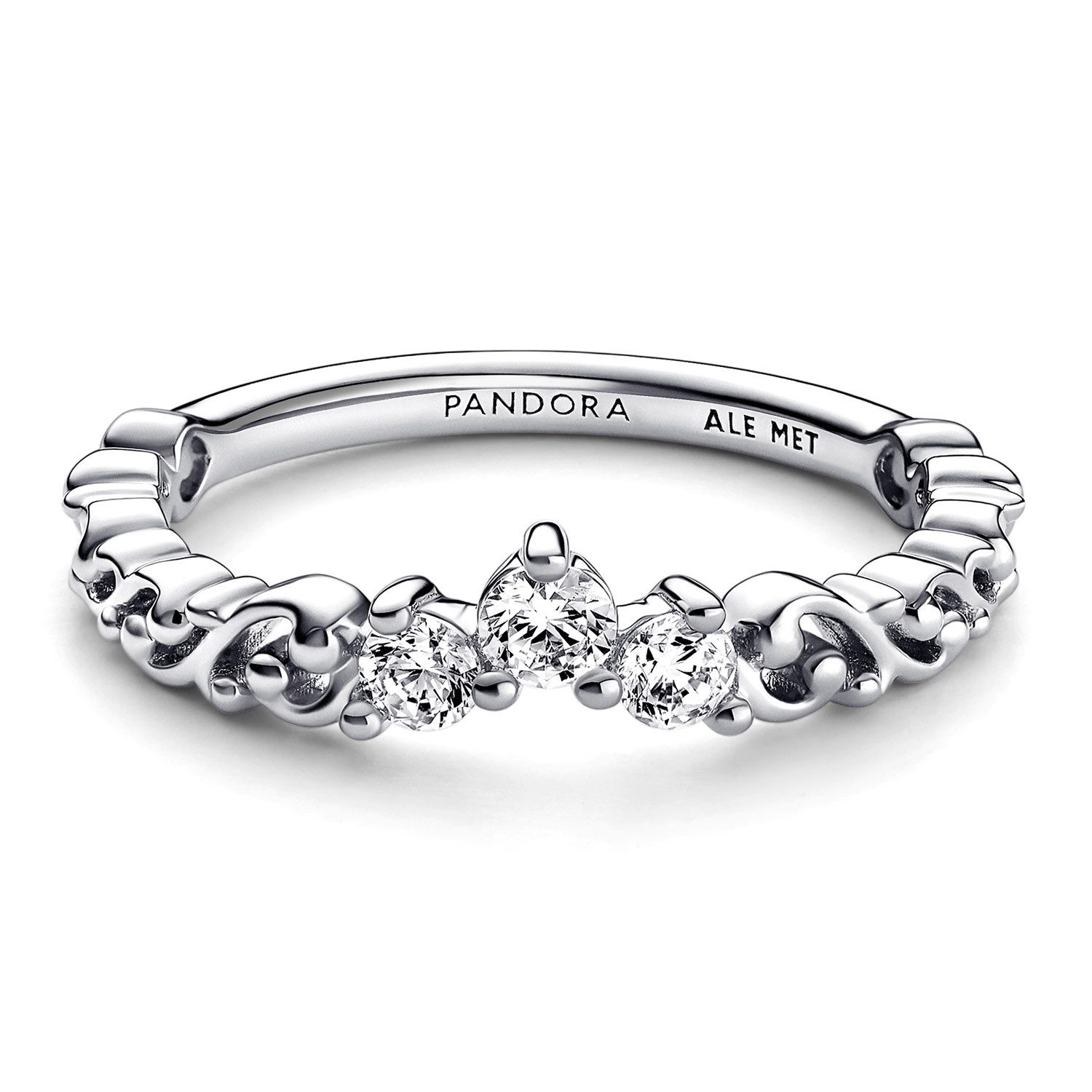 Pandora Fingerring Silberring für Edle Tiara mit Wirbel günstig online kaufen