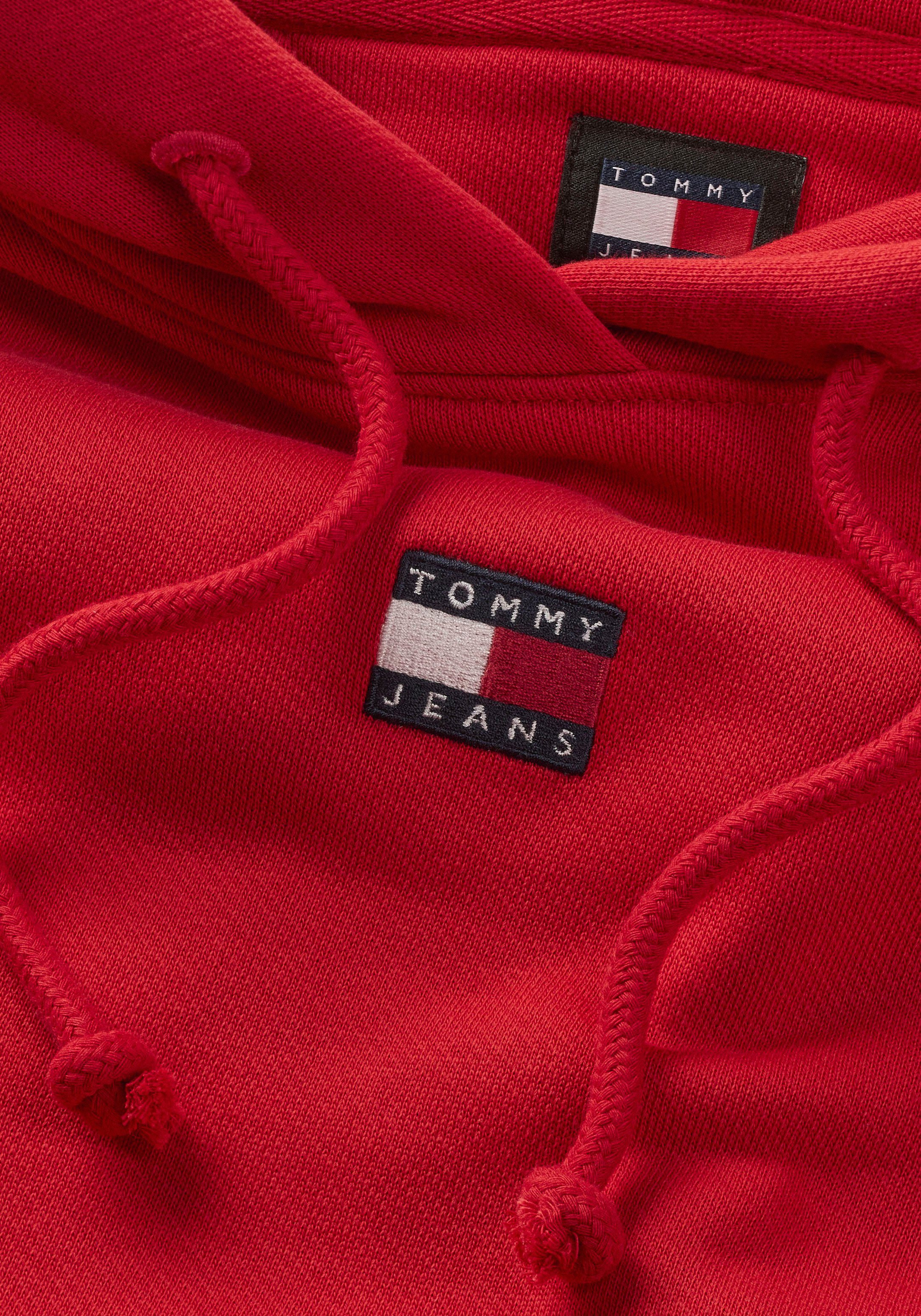 Jeans Kapuzensweatshirt Crimson Kängurutasche mit Tommy Deep