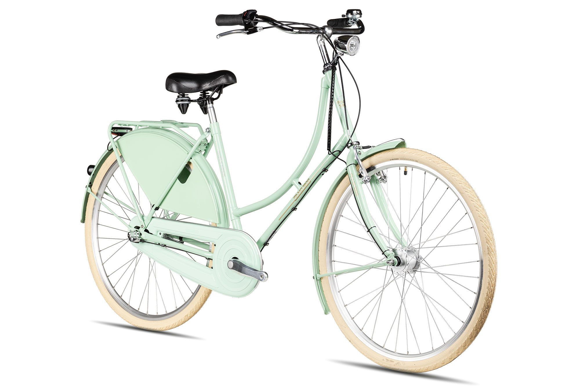 Maxim Hollandrad Nostalgie 1900, 3 Gang Shimano Nexus 3-Gang SG-3C41 Rücktritt Schaltwerk, Nabenschaltung Rücktritt, Straßenausstattung grün