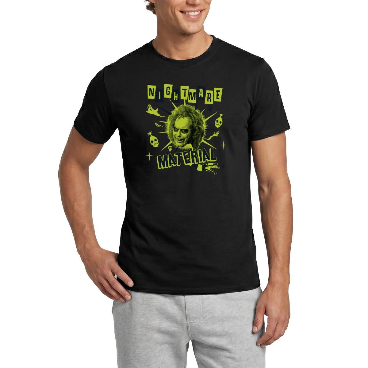 Spreadshirt T-Shirt Beetlejuice 2 Nightmare Material Männer T-Shirt (1-tlg)