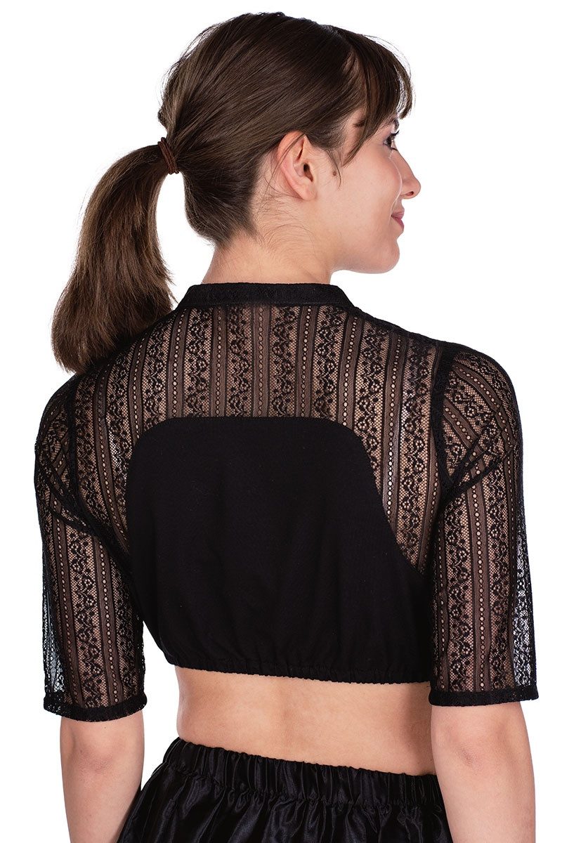 MarJo Dirndlbluse Dirndlbluse - ILSE-LINDA - schwarz, weiß günstig online kaufen