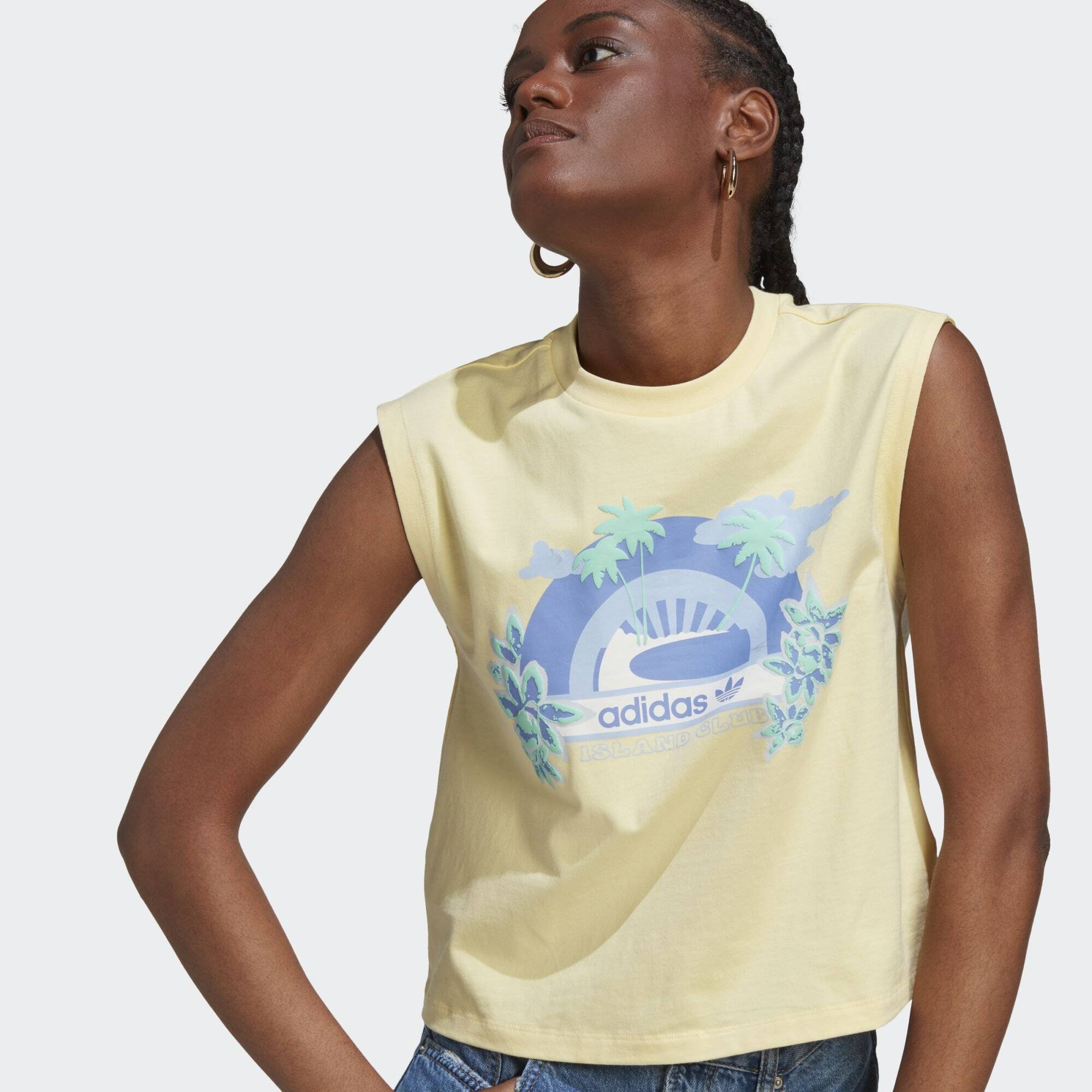 ISLAND CLUB adidas T-Shirt T-SHIRT Originals GRAPHIC SLEEVELESS