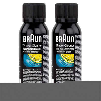 Braun 2x Braun Shaver Cleaner - Reinigungsspray fürRasierapparat Elektrorasierer Reinigungslösung