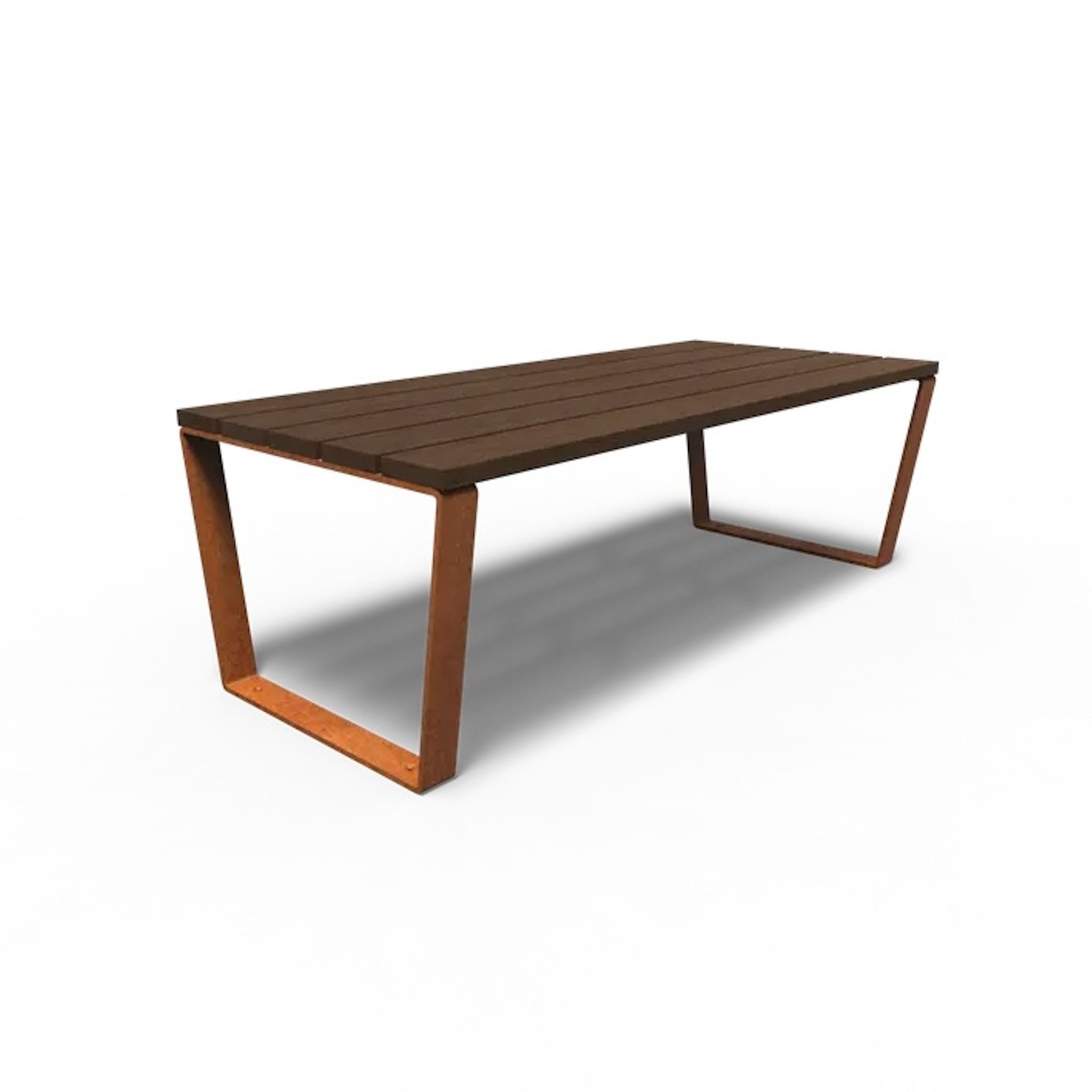 Adezz Adezz Gartentisch Serie MIO 230 x 100 x 76 cm Tischplatte Holz Bambus