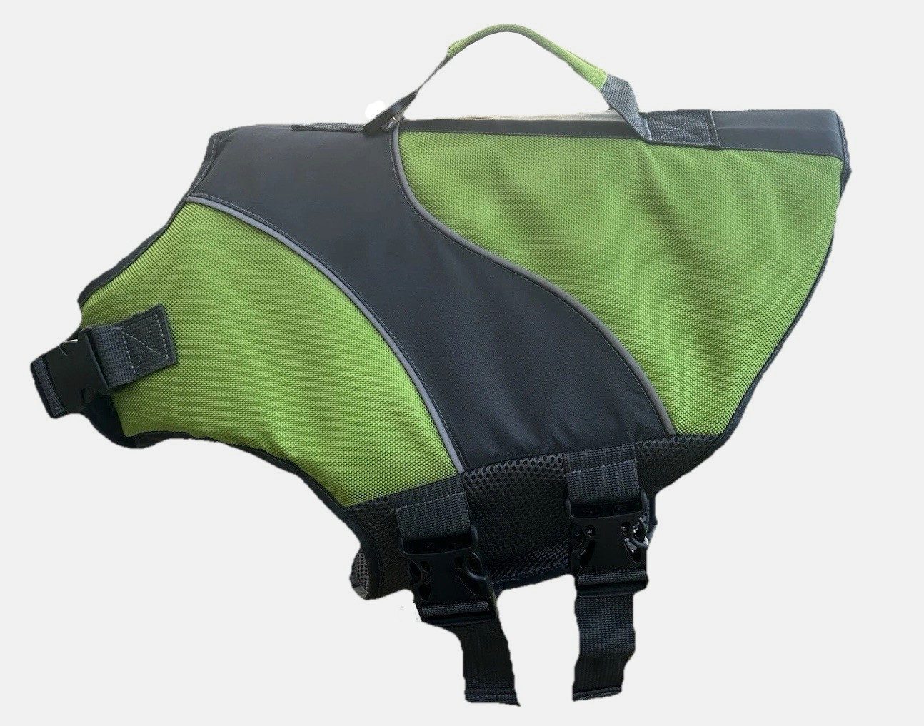 Navaris Hundeweste Hundeschwimmweste L grün Rettungsweste Hunde Schwimmweste Weste Hund