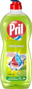 PRIL Original Limette (14 x 675 ml) Geschirrspülmittel (Spar-Pack, [14-St. mit höchster Fettlösekraft für sauberes Geschirr auch in kaltem Wasser, frischer Limettenduft)