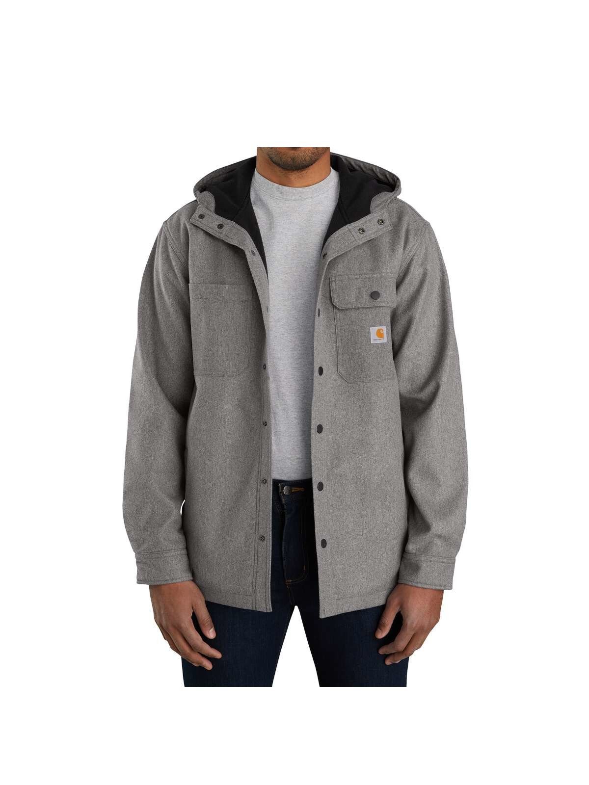 Fleecejacke Carhartt Wind- und Regenjacke grau