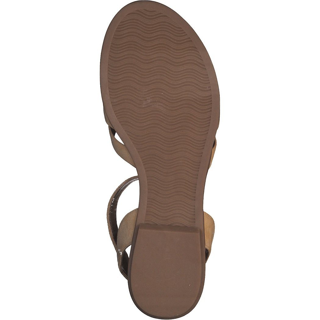 s.Oliver Ledersandale 5-28100-28-512 mit Soft Foam beige Damen Sandale