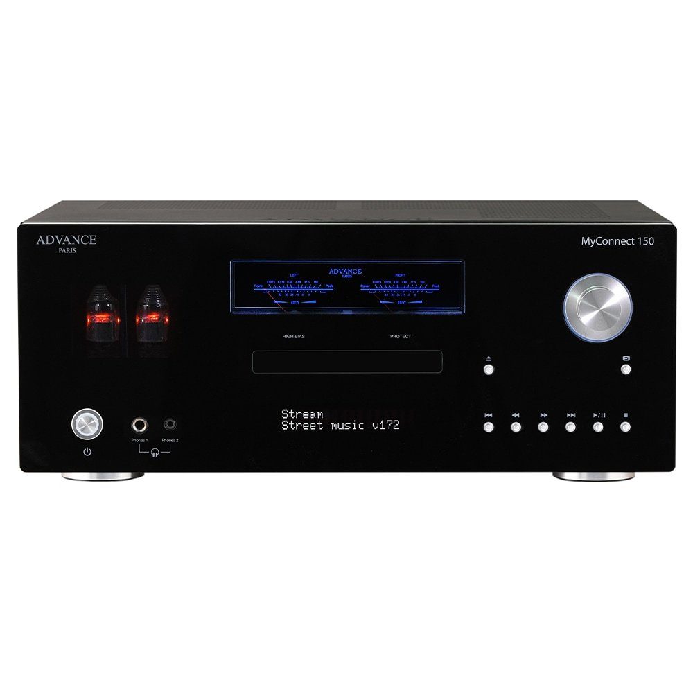 Advance Paris My Connect 150 schwarz + Audioquest NRG X 1,8m Vollverstärker