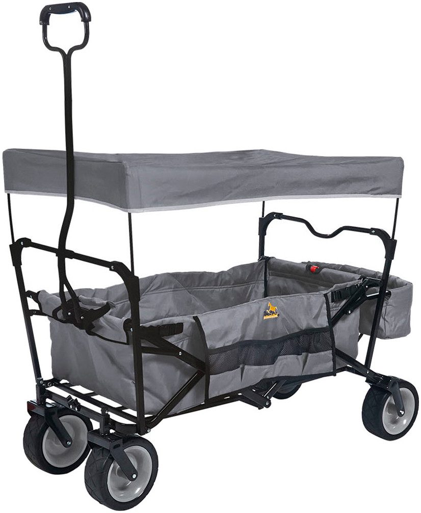 Pinolino® Bollerwagen Paxi, grau, BxTxH: 124x59x66 cm
